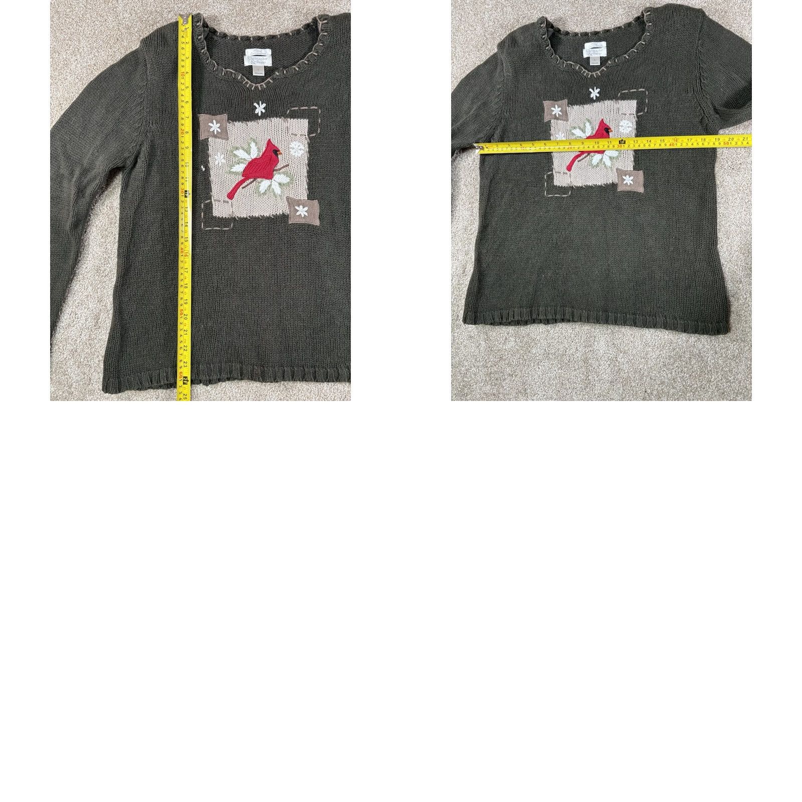 Vintage Christopher & Banks Womens Cardigan? Wait: Use original words only. Size L / US 10 / IT 46 - 8 Thumbnail
