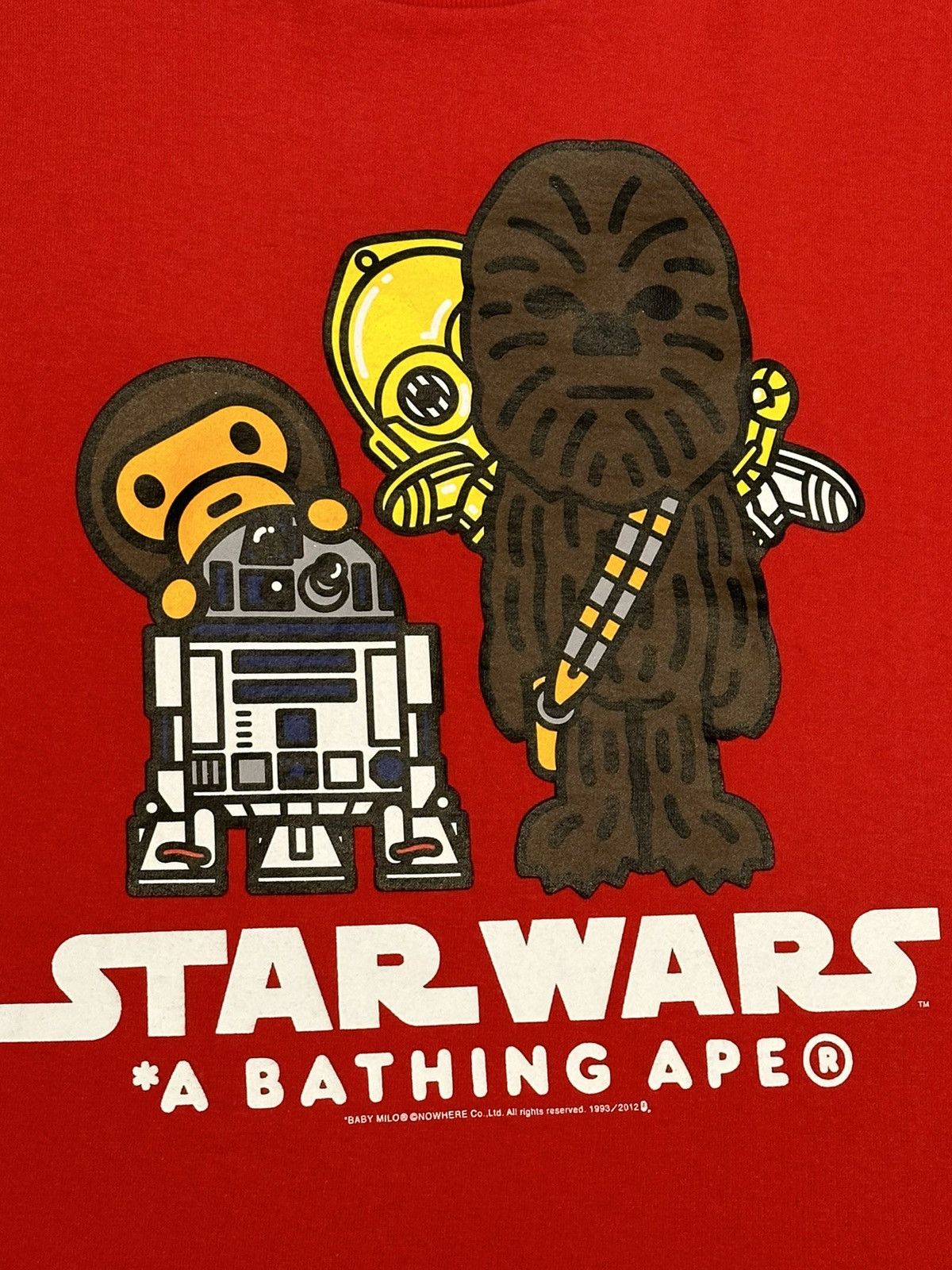 Bape × Star Wars 2012 Bape x Star Wars Empire Strikes Back Red Tee size M Size US M / EU 48-50 / 2 - 7 Thumbnail