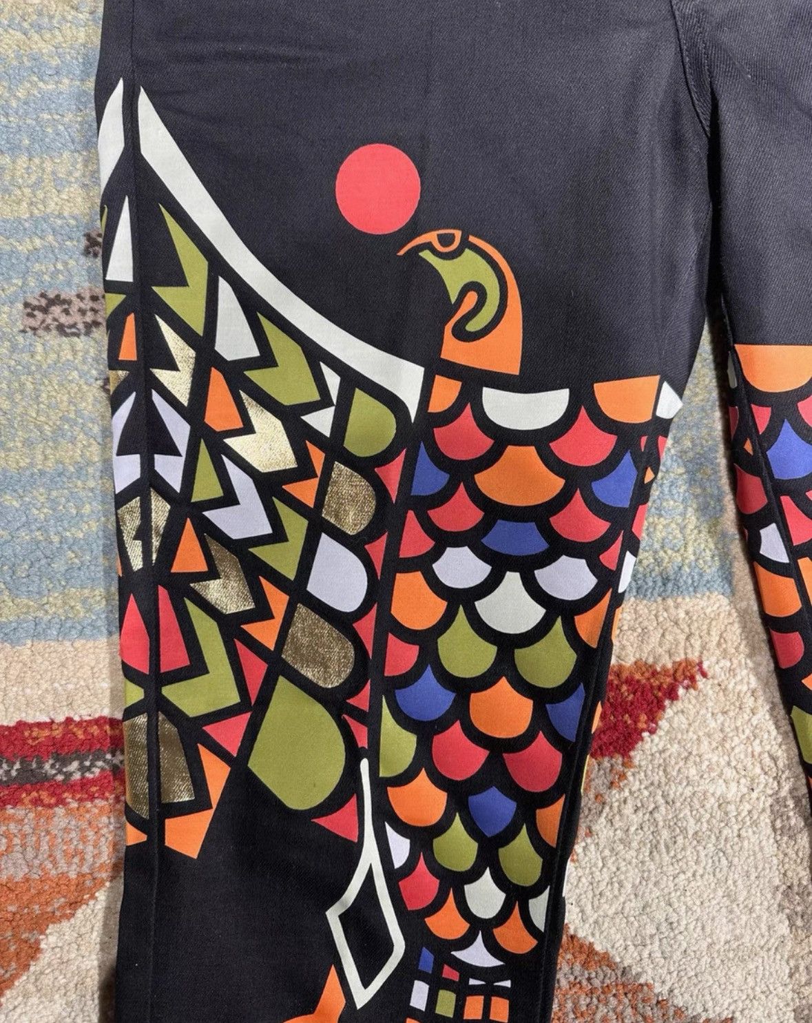 Givenchy Givenchy Ancient Egyptian Totem Print Pants 2506-Nextarrow Size US 40 / EU 56 - 3 Thumbnail