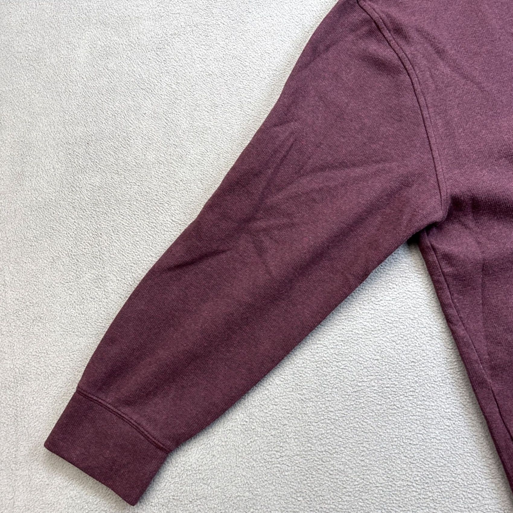 Tommy Hilfiger Tommy Hilfiger Sweater Pullover Mens XL Maroon Cotton Long Sleeve Mock Neck 1/4 Zip Casual Size US XL / EU 56 / 4 - 5 Thumbnail