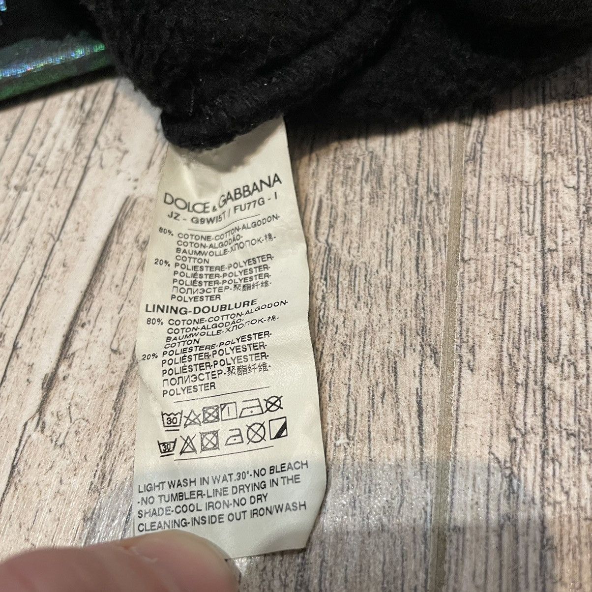 DOLCE GABBANA Sweater Multicolor Print Hooded Sweatshirt