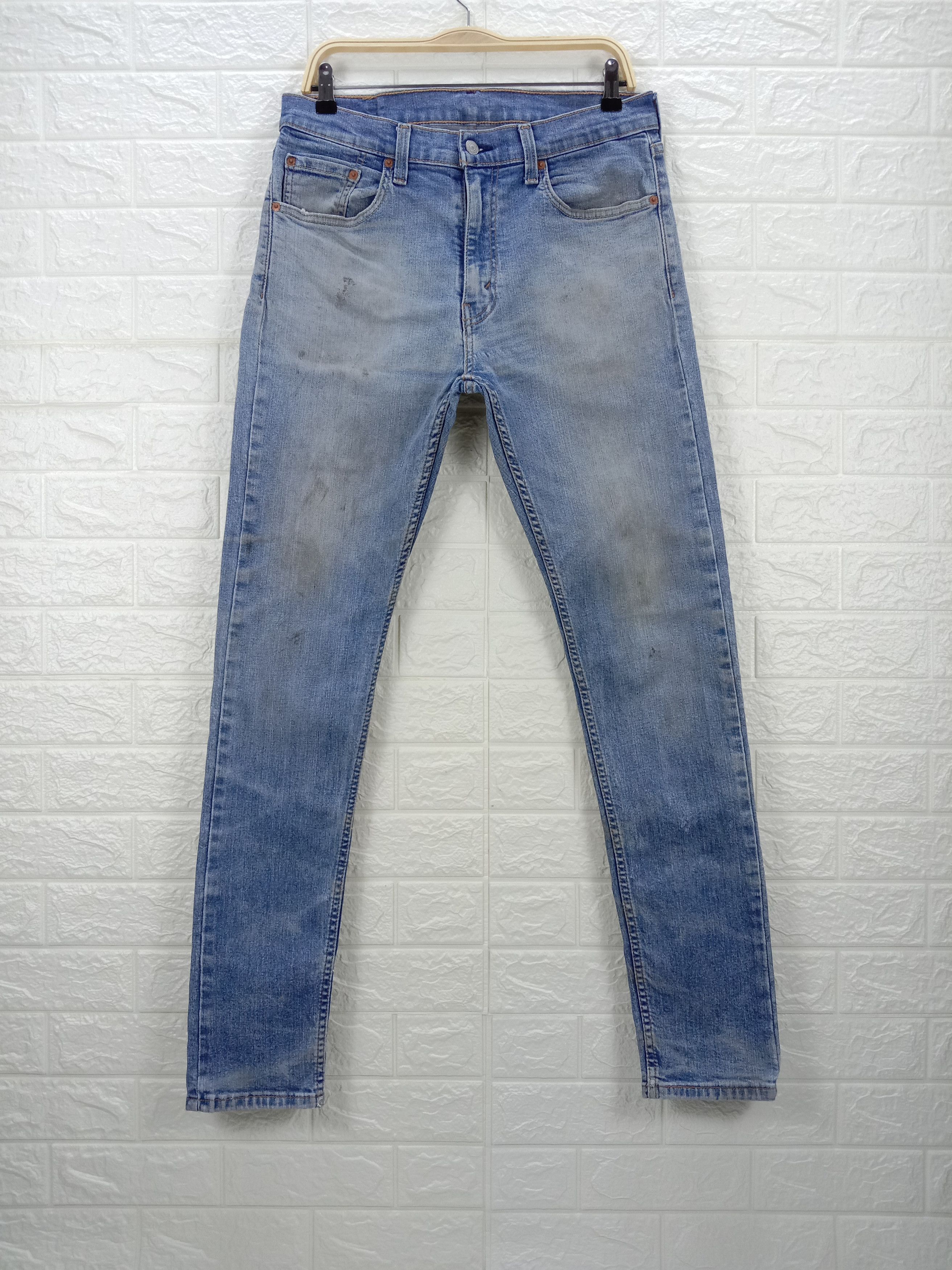 Levi's Vintage Levi's 512 Jeans Slim Taper Faded Blue Denim Size US 33 - 1 Thumbnail