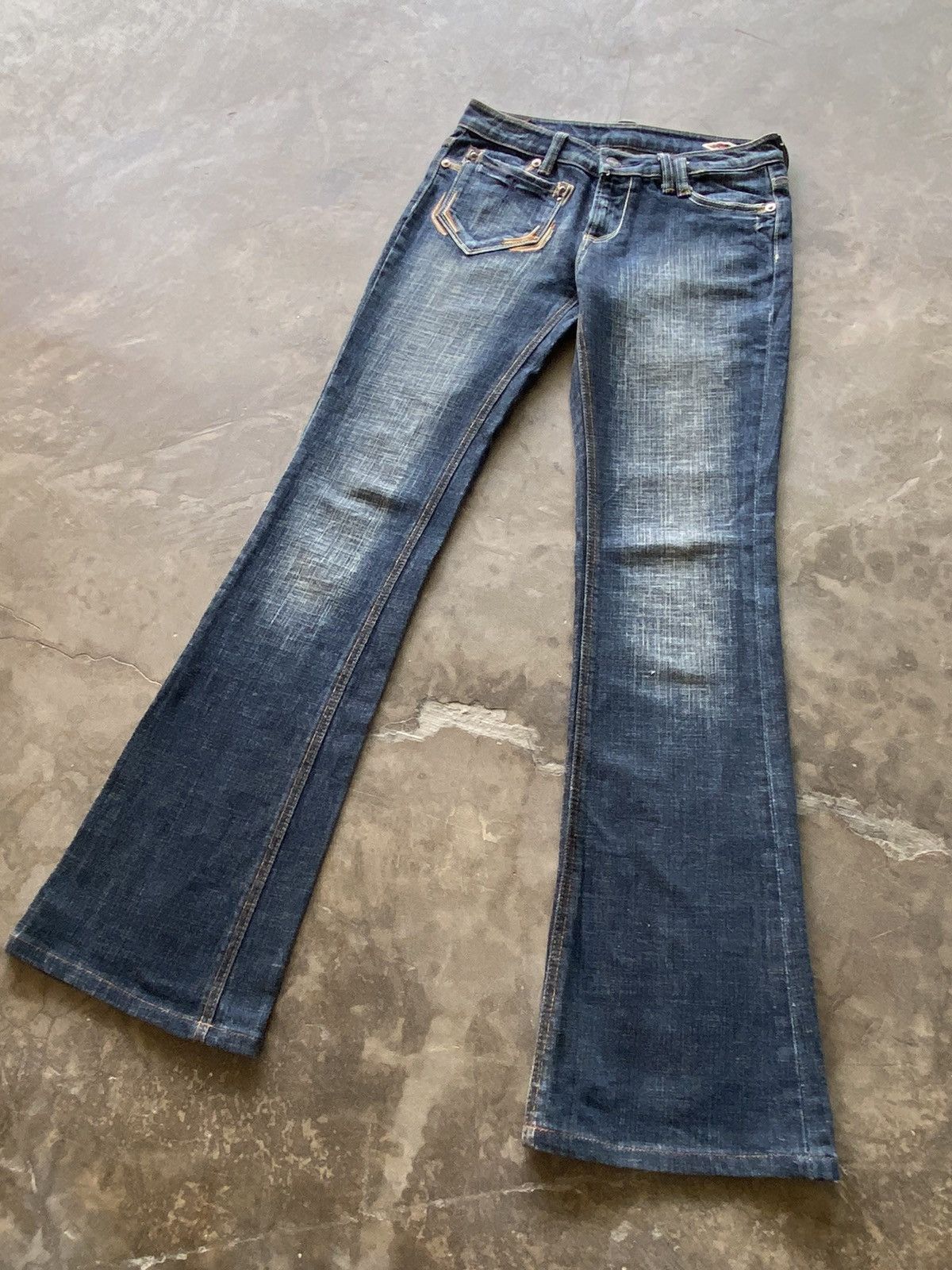 Hysteric Glamour × Japanese Brand Flare Jeans Japanese Camel Road Boot Cut Size 28" / US 6 / IT 42 - 9 Thumbnail