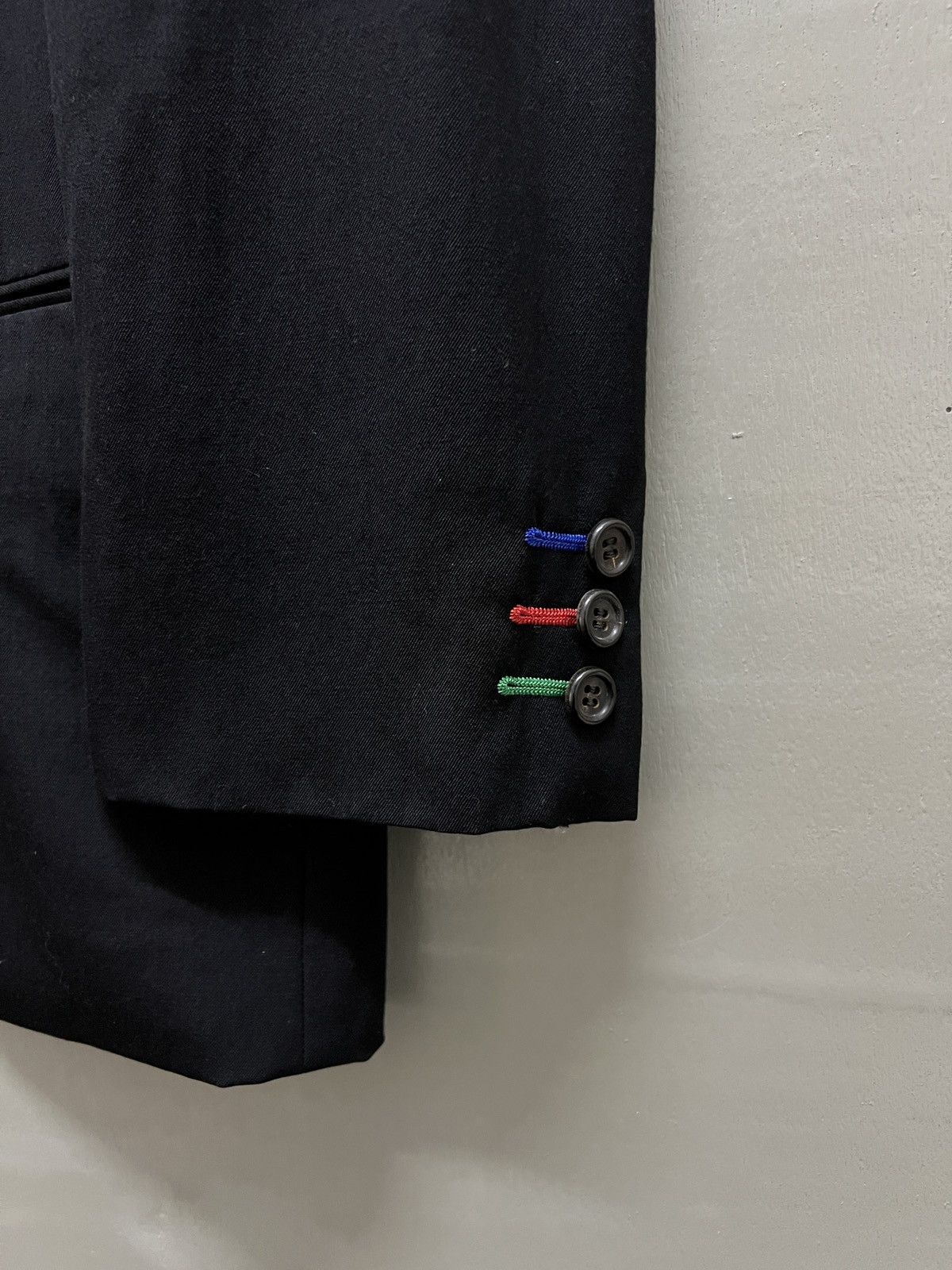 Comme des Garcons Homme Plus Vintage 1988 Comme Des Garçons black Wool Blazer Size 42R - 5 Thumbnail