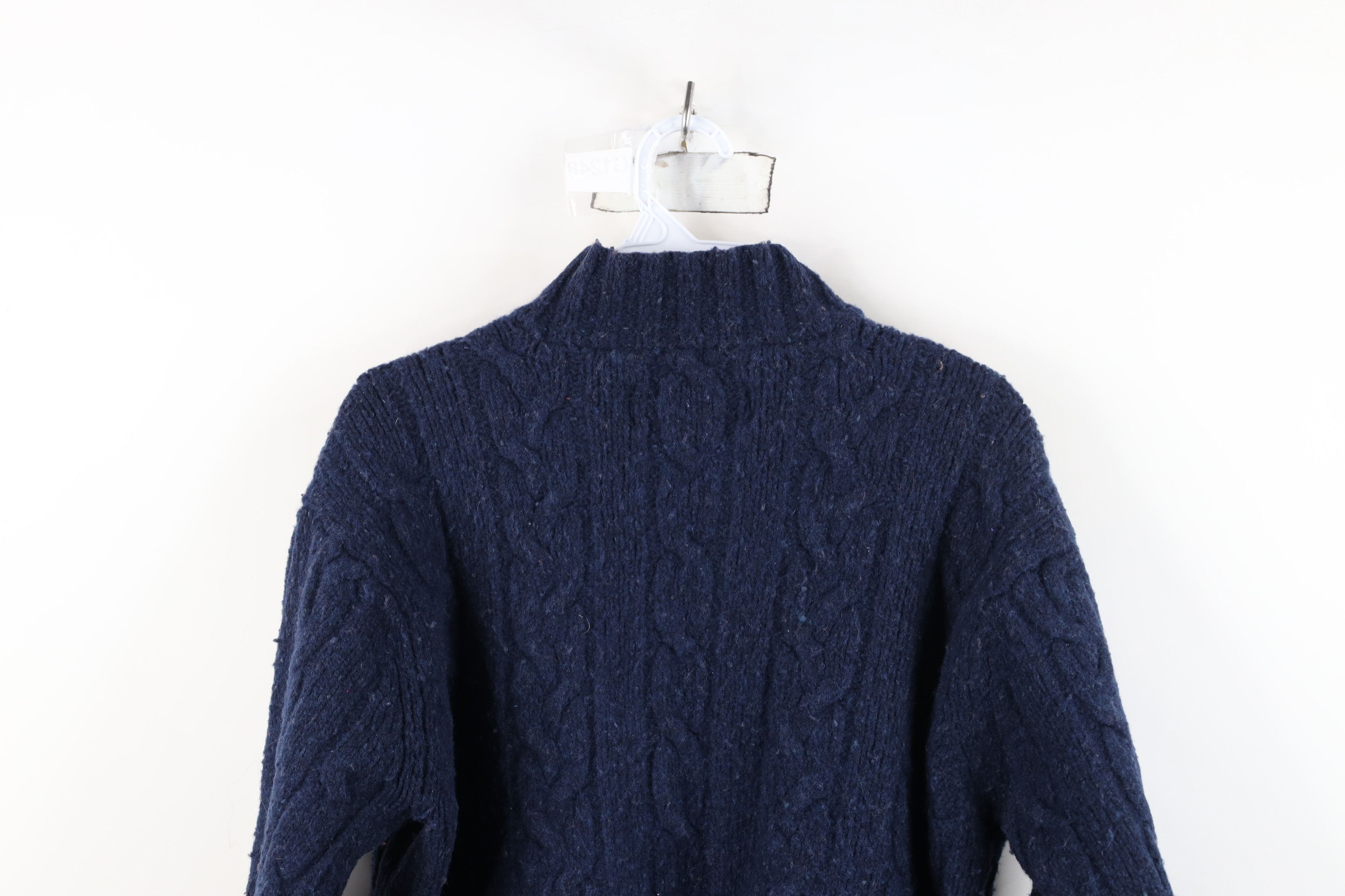 American Eagle Outfitters Vintage Y2K American Eagle Fisherman Cable Knit Sweater Blue Size XL / US 12-14 / IT 48-50 - 8 Thumbnail