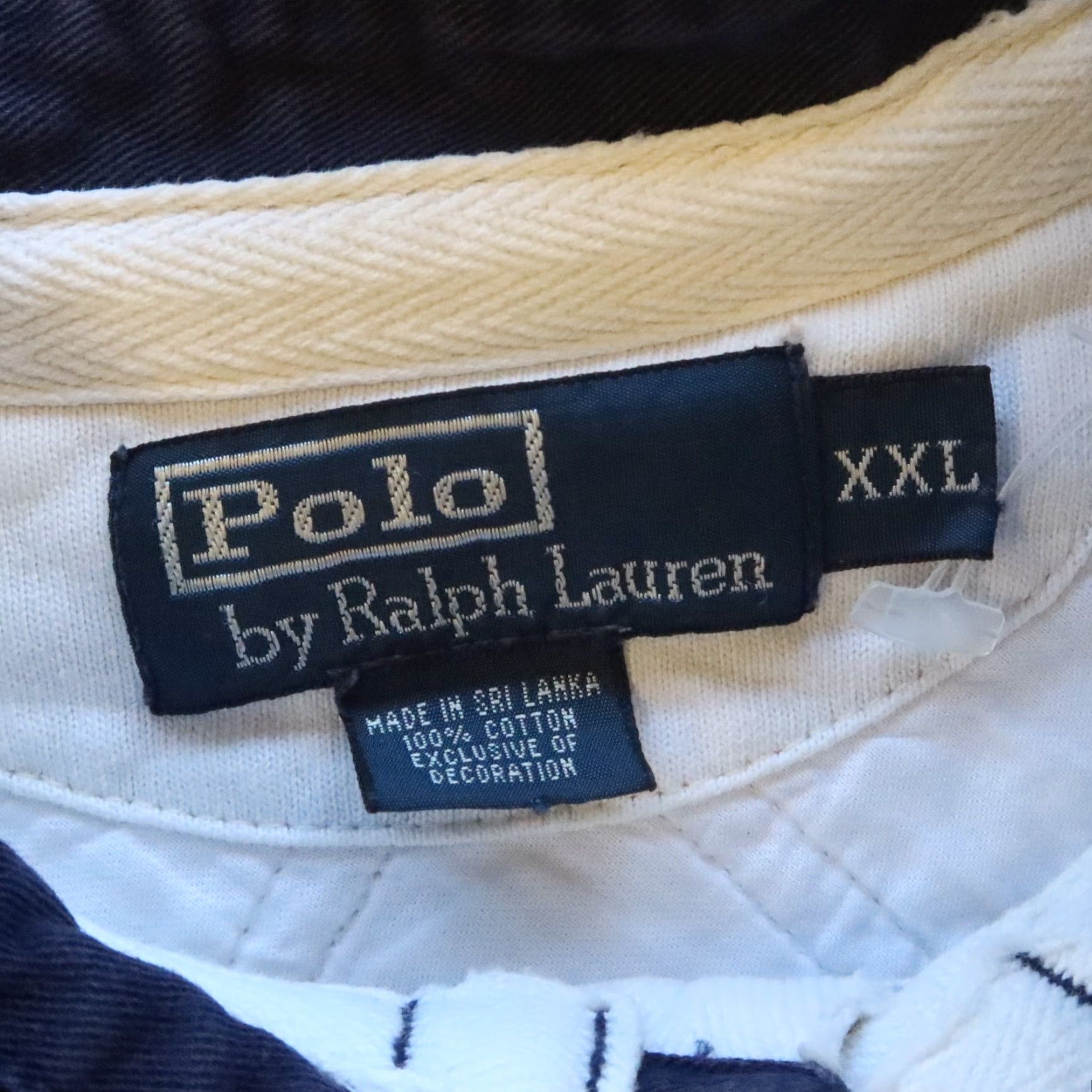 Polo Ralph Lauren VINTAGE Polo Ralph Lauren Lake Placid Crest 1934 Rugby Shirt Size US XXL / EU 58 / 5 - 6 Thumbnail