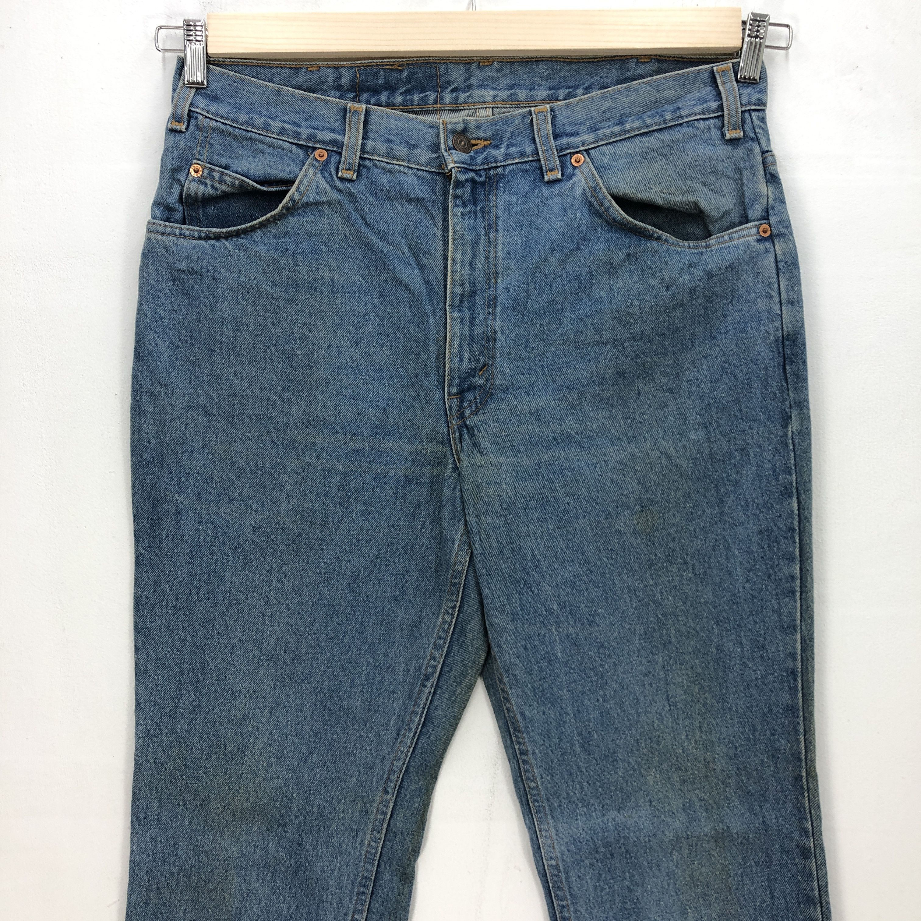 Levi's Vintage Levis Skinny Orange Tab Jeans Levis Light Wash Denim Size US 34 / EU 50 - 3 Thumbnail