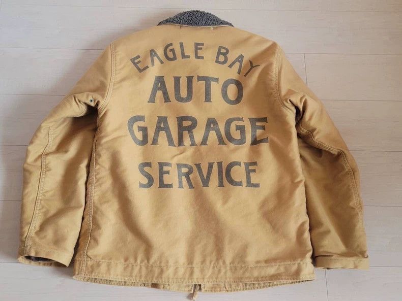 Freewheelers Vintage Ford Mechanic Jacket with Shearling Collar-2506 Size US L / EU 52-54 / 3 - 2 Thumbnail