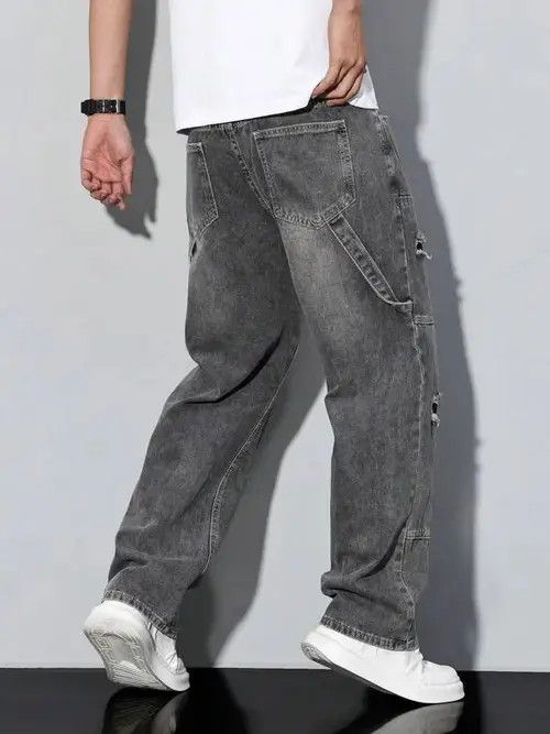 Jean Haruno x Gotou Distressed Straight loose fit cargo jeans Size US 32 / EU 48 - 3 Thumbnail