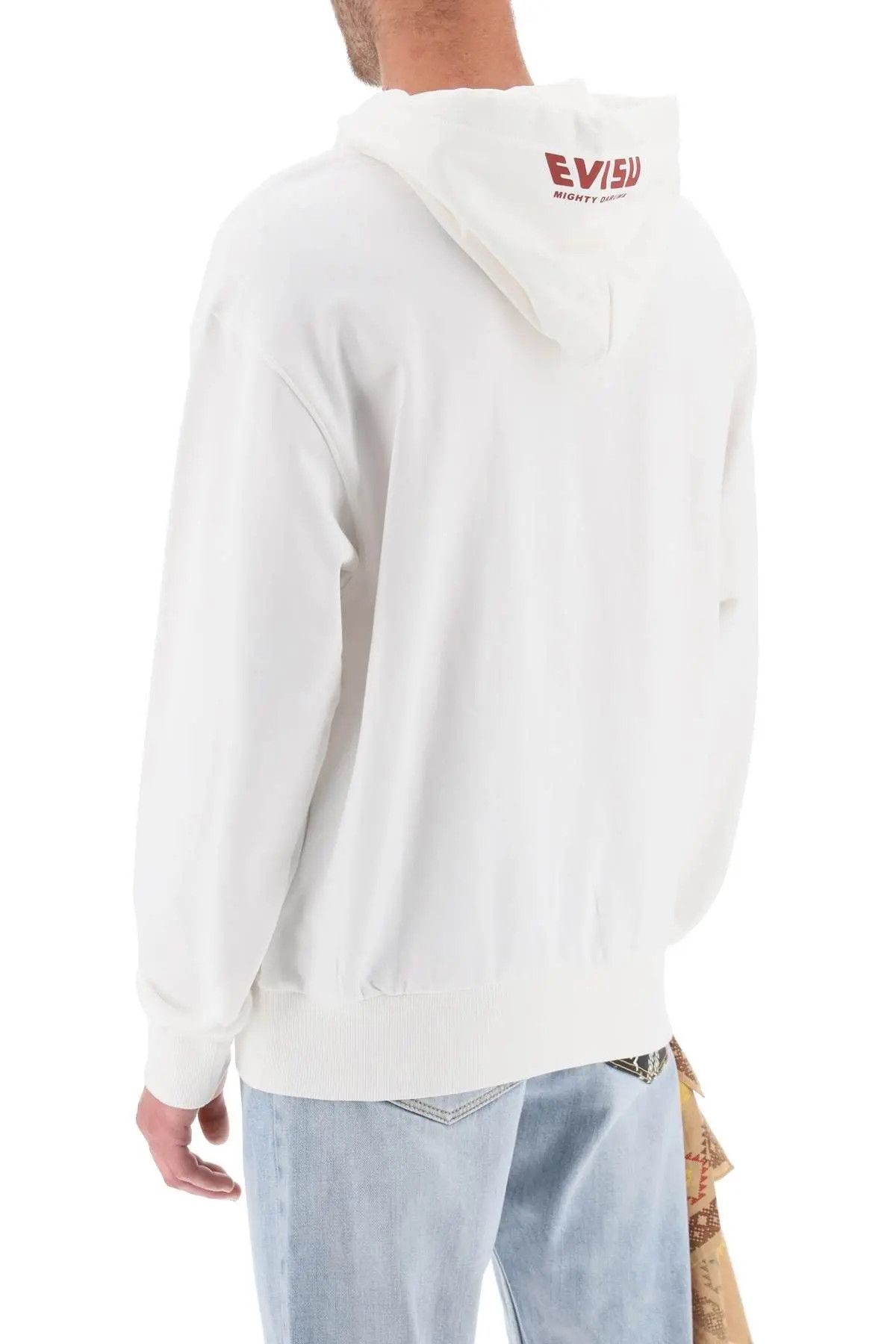 Evisu o1s22i1n0224 Embroidery & Print Hoodie in White Size US M / EU 48-50 / 2 - 3 Thumbnail