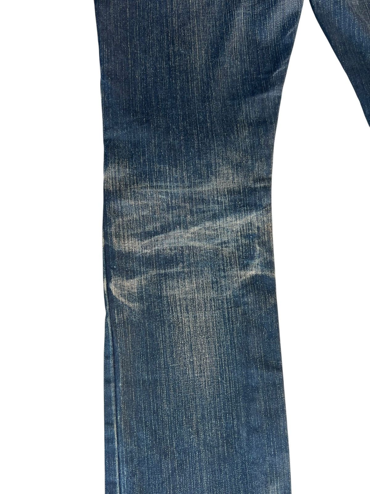 Tornado Mart Trashed Tornado Mart Distress Dirty Mud Denim Flare Jeans Size US 33 - 17 Thumbnail