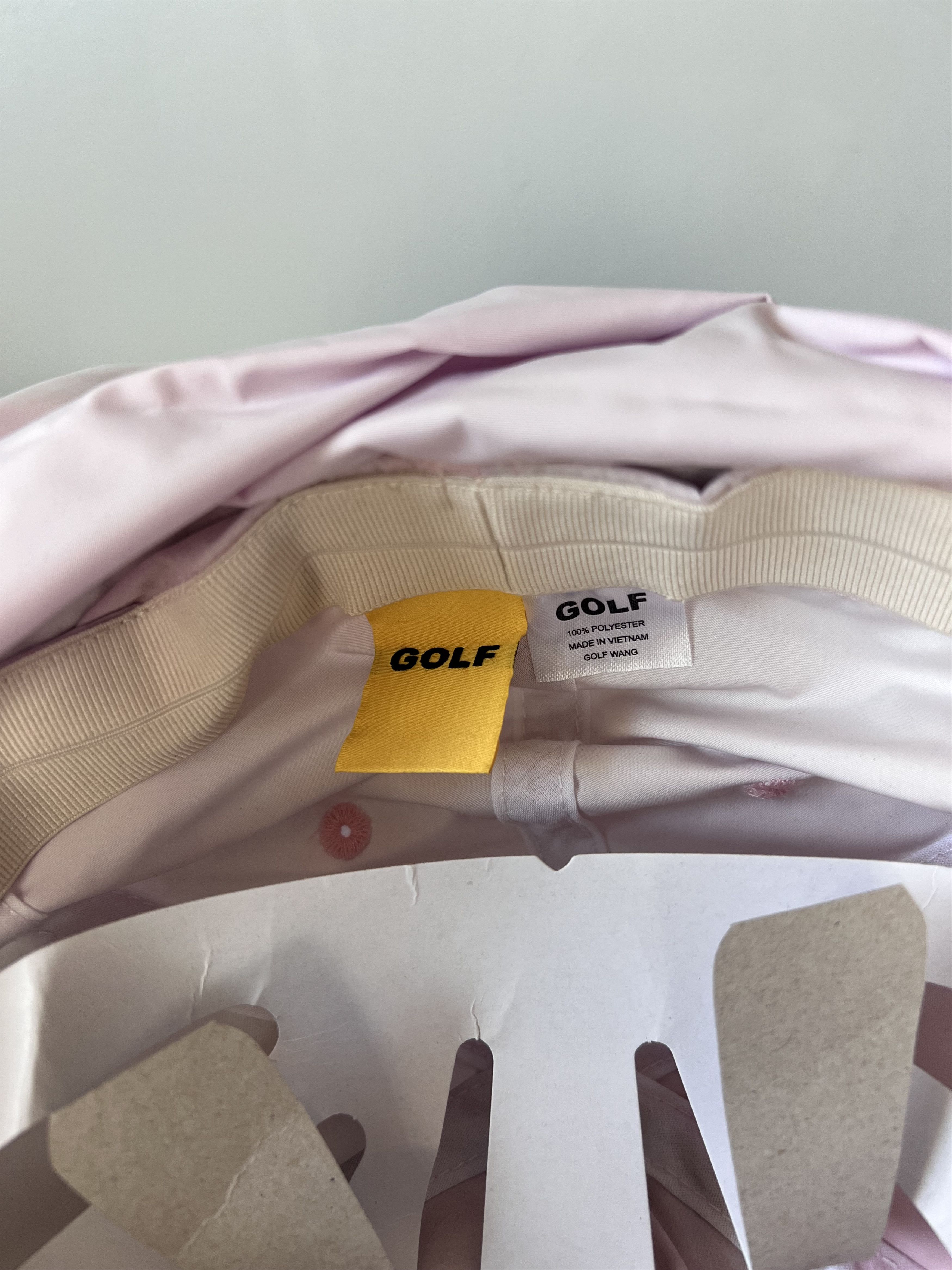 Golf Wang Golf Wang Winslow Shade Hat in White Pink Size ONE SIZE - 6 Thumbnail