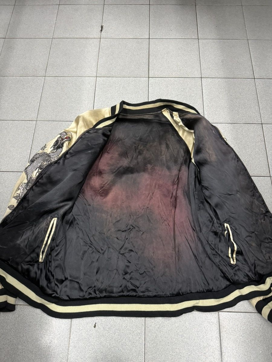 Japanese Brand VTG Ripped SUKAJAN Dragon Jacket Size US L / EU 52-54 / 3 - 11 Thumbnail
