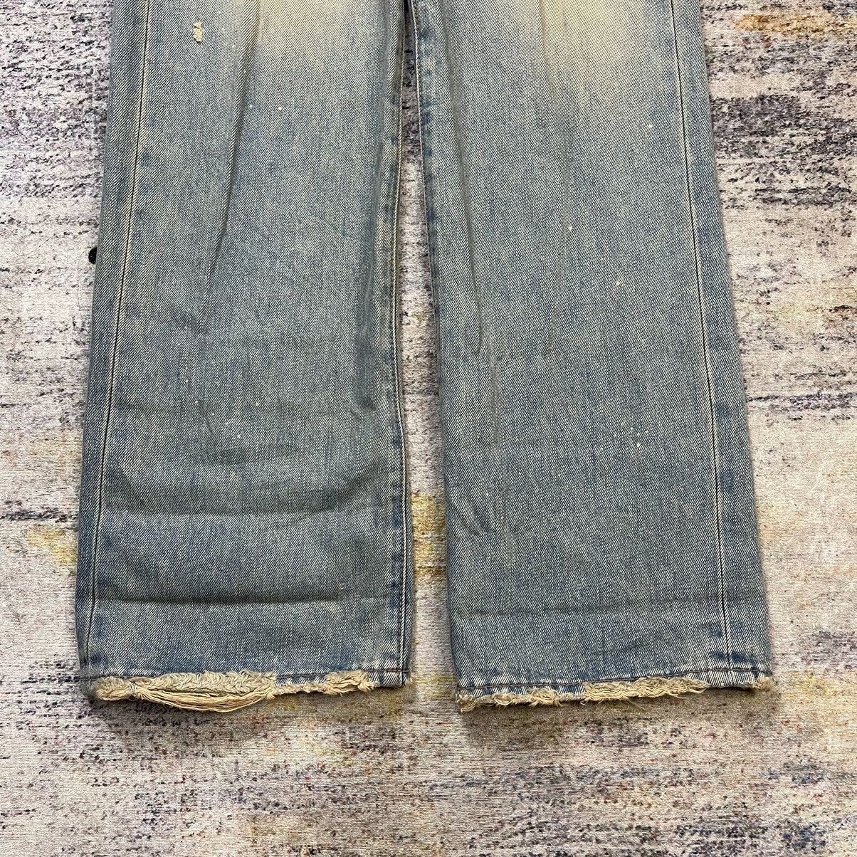 If Six Was Nine GOA Mud Wash distressed selvedge denim pants Size US 31 - 9 Thumbnail
