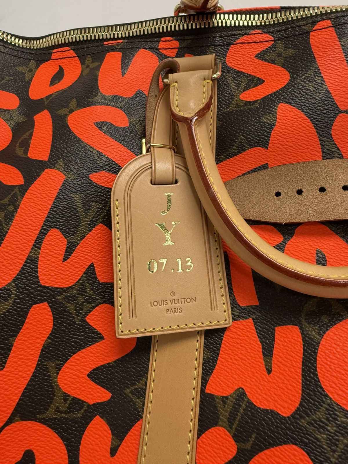 Louis Vuitton × Stephen Sprouse Louis Vuitton Stephen Sprouse Orange Graffiti Keepall 50 Size ONE SIZE - 3 Thumbnail