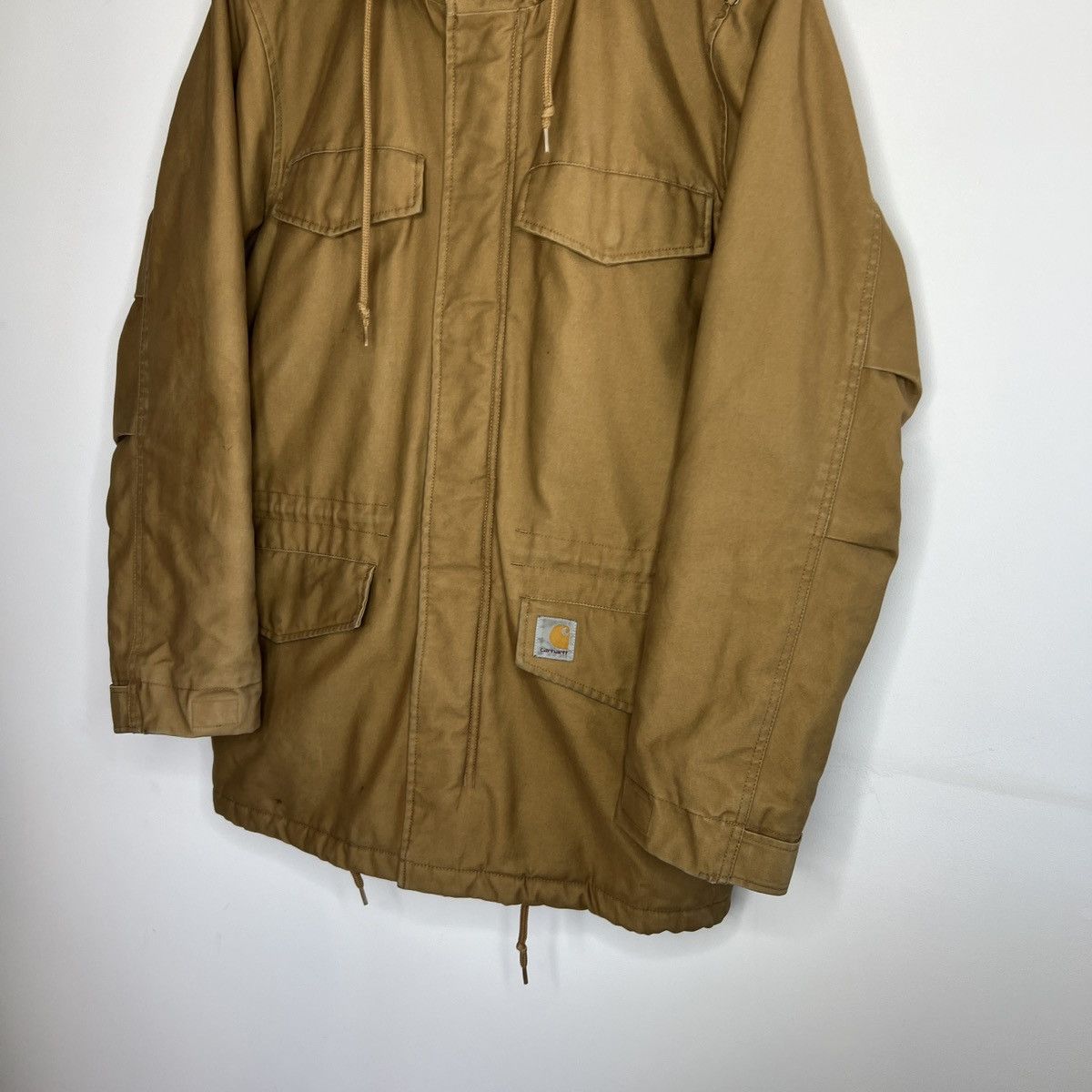 Carhartt × Vintage Vintage Carhartt Hickman Coat Jacket Parka Detroit Cordura Size US M / EU 48-50 / 2 - 2 Thumbnail
