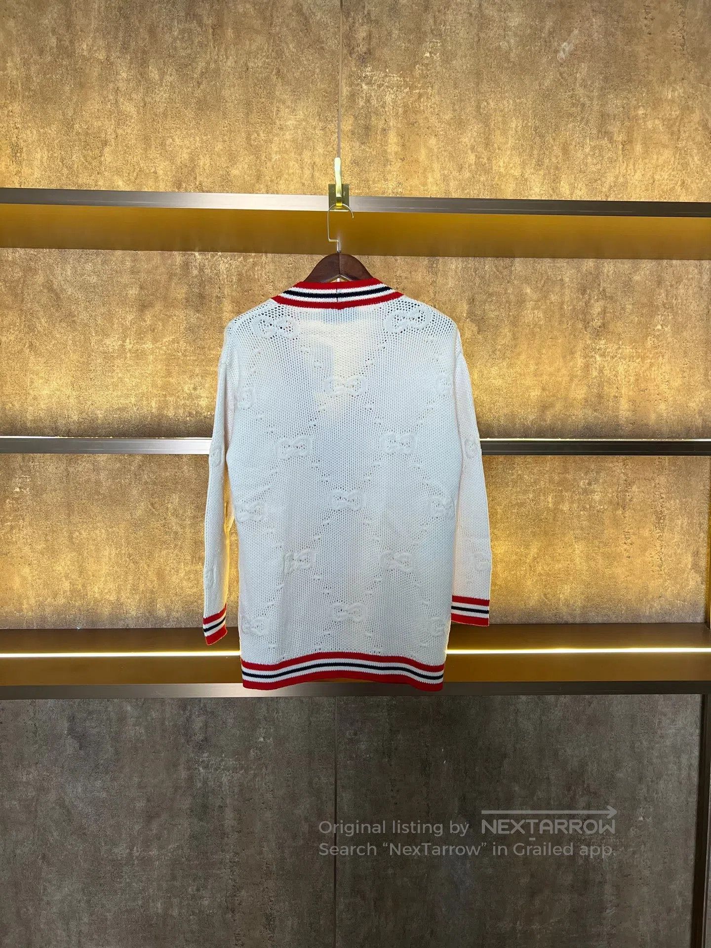 Gucci Guicci Knit Printed Cardigan| Size US XS / EU 42 / 0 - 2 Thumbnail