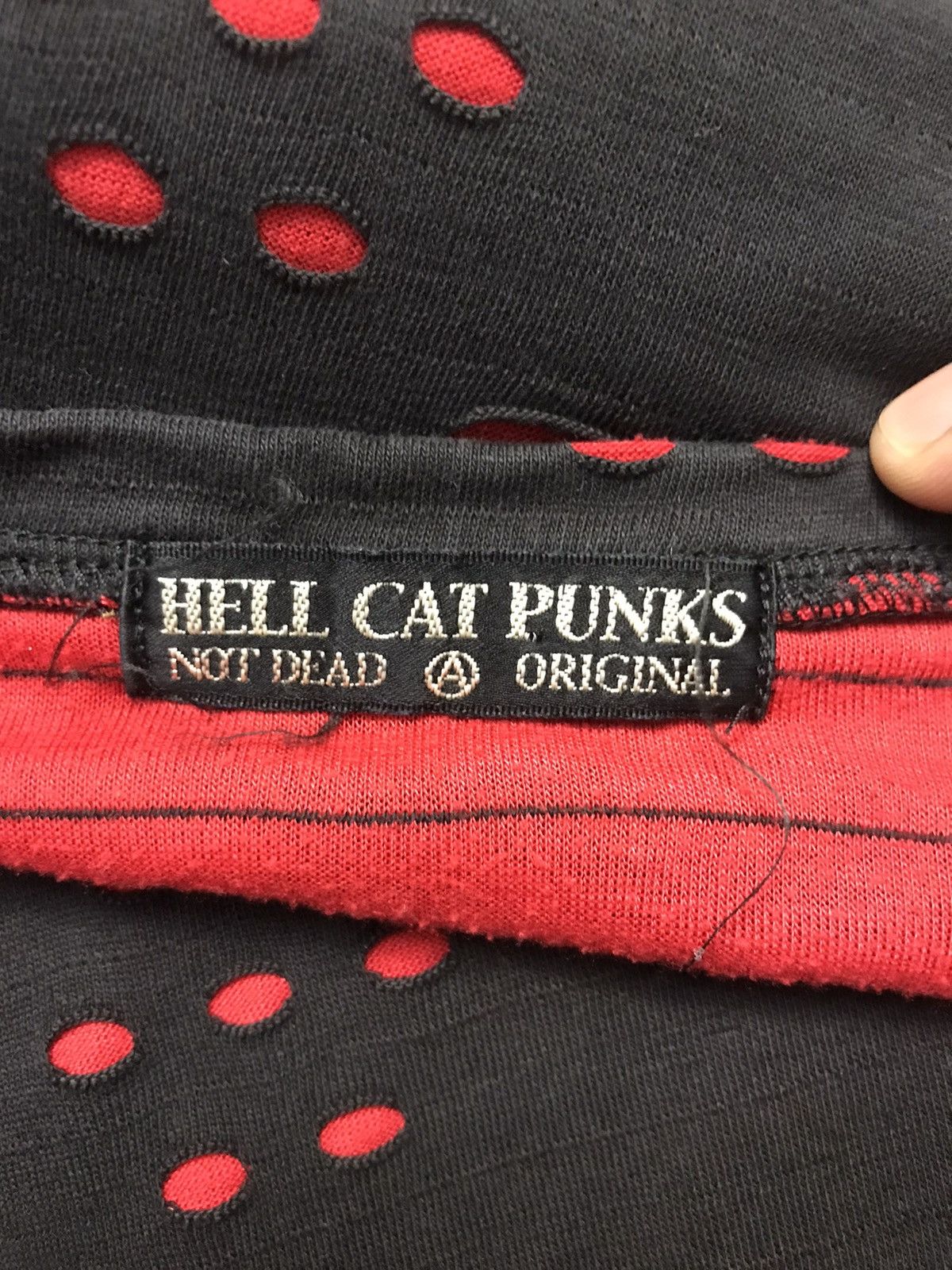 Designer × Japanese Brand × Seditionaries Hell Cat Punk Not Dead Ripped Shirt Pattern Size US M / EU 48-50 / 2 - 6 Thumbnail