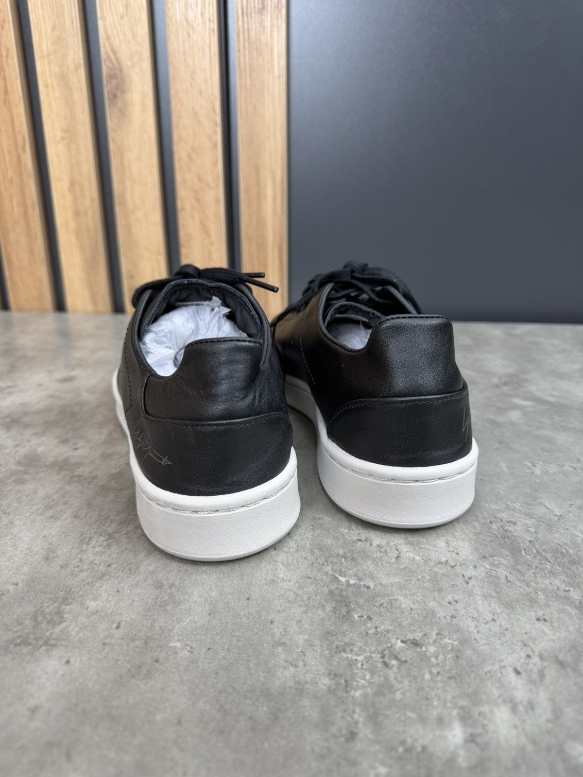 Y-3 Adidas Y-3 Stan Smith Black Size US 8 Size US 8 / EU 41 - 5 Thumbnail
