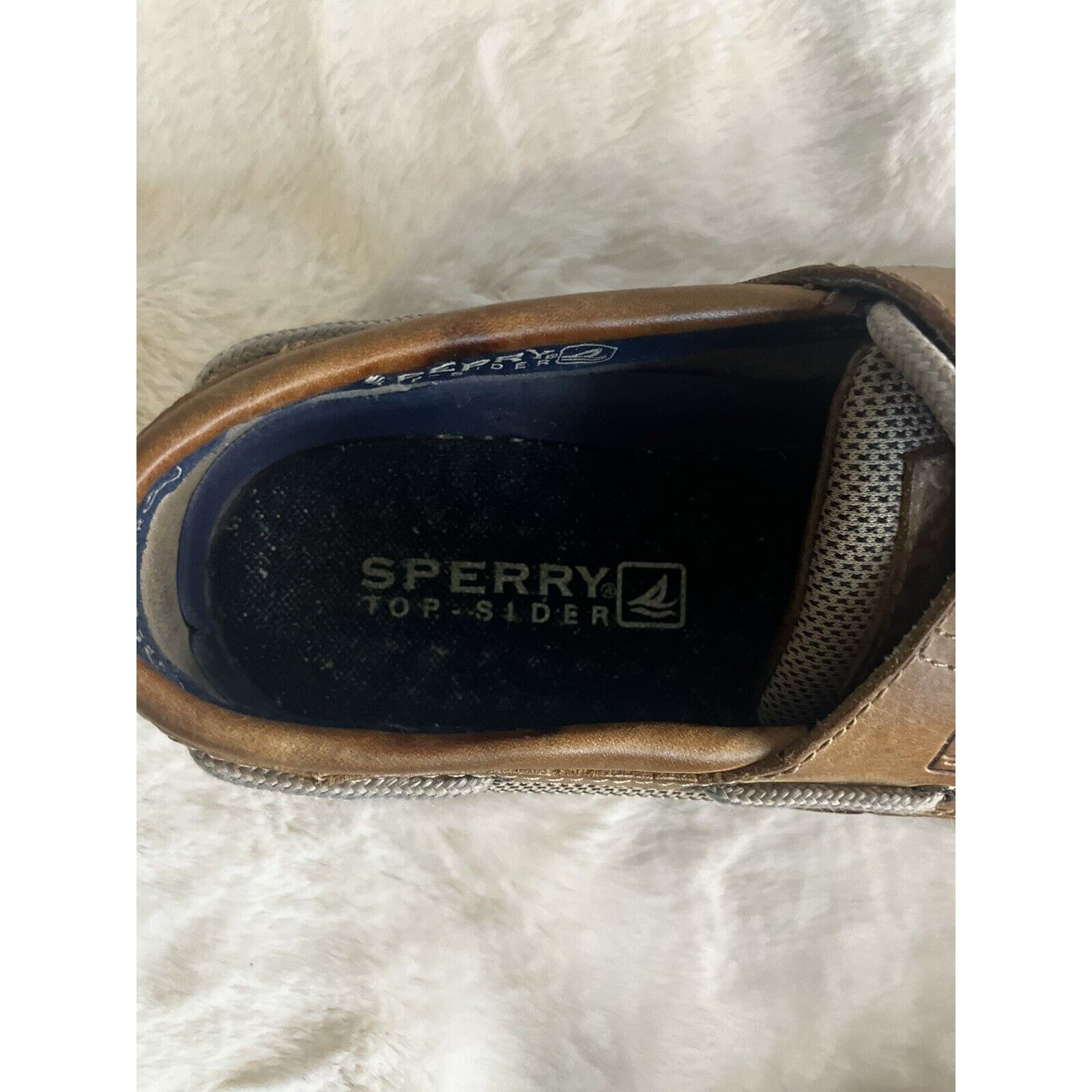 Sperry Sperry Top-Sider Men's Sahara Boat Shoe, Size 10M - Brown Size US 10 / EU 43 - 4 Thumbnail
