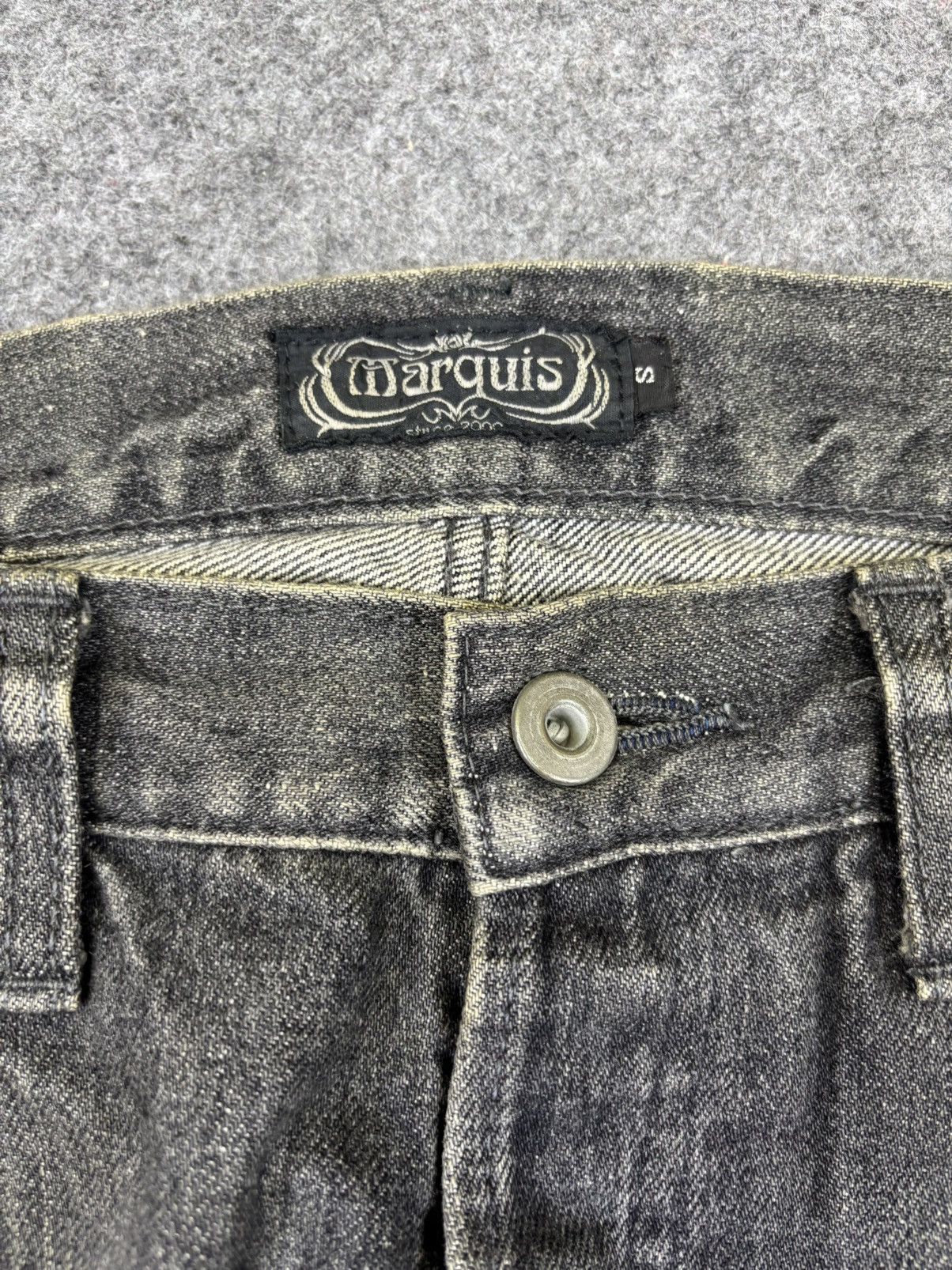 Japanese Brand 💥Artisanal💥Archival Marquis Twin Dragon Mural Denim F972 Size US 32 / EU 48 - 8 Thumbnail