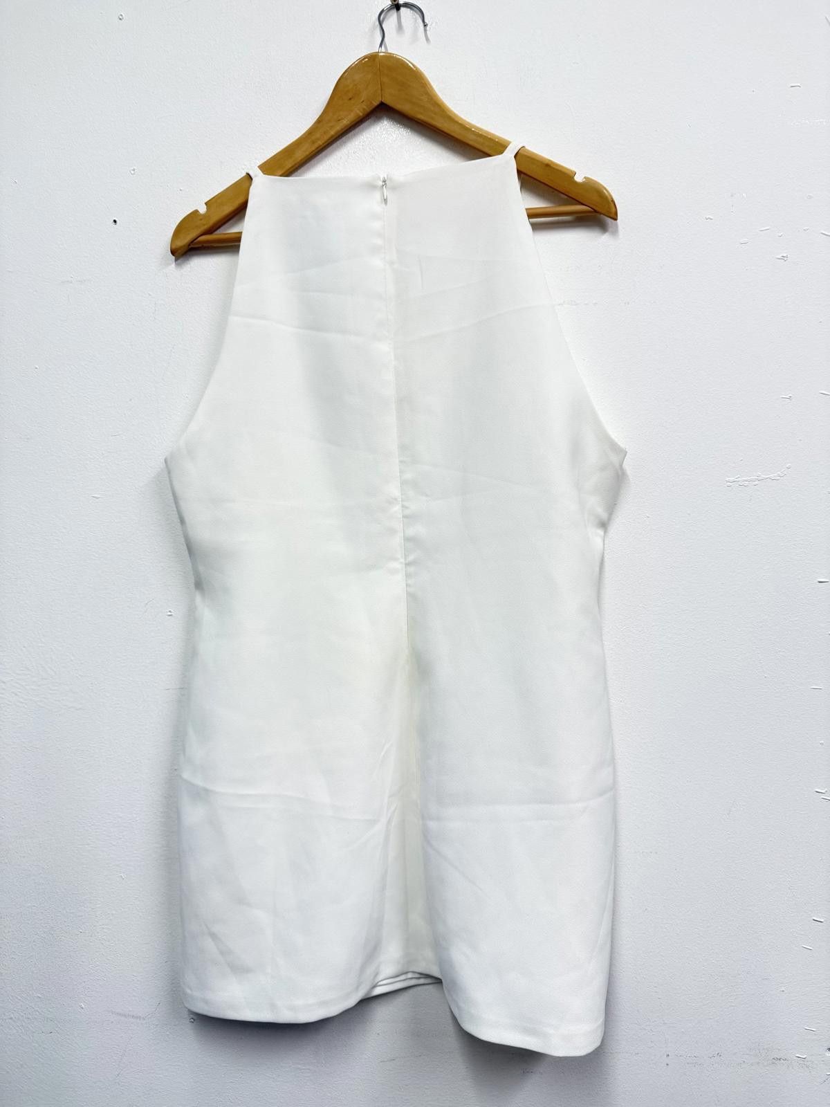 Zara Zara White Sleeveless Dress XXL Size XXL / US 16-18 / IT 52-54 - 4 Thumbnail