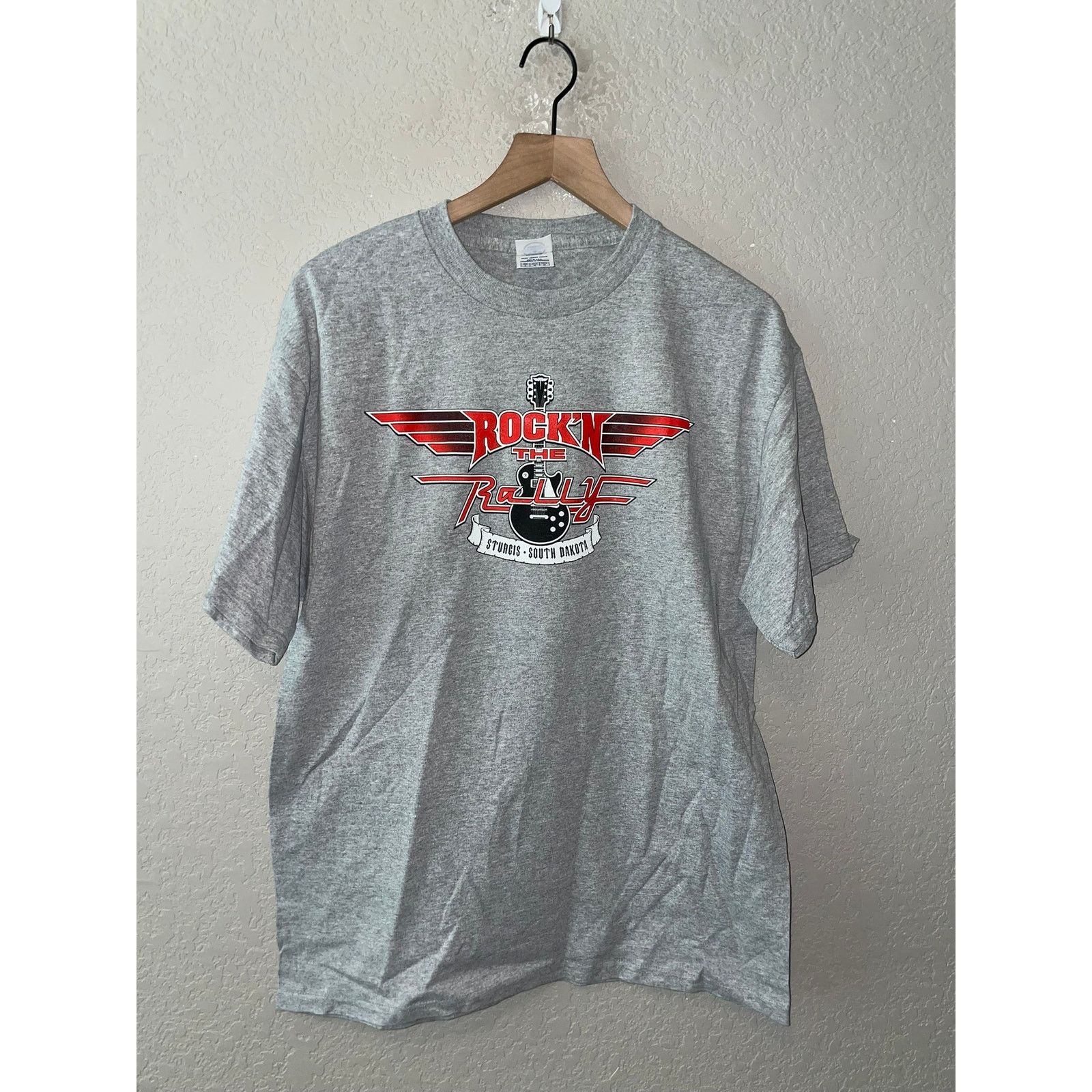 Delta Vintage Sturgis Rock The Rally Shirt Tom Petty Tee VTG Large Size US L / EU 52-54 / 3 - 1 Thumbnail