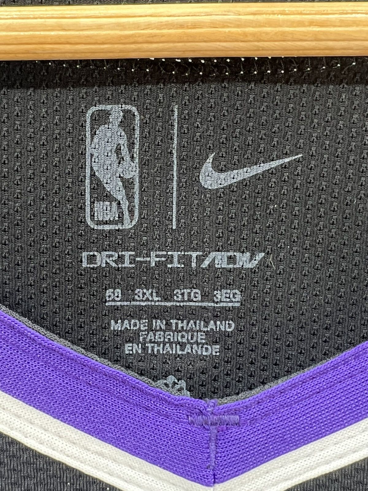Nike Nike Sacramento Kings Sabonis Icon Edition NBA Jersey 3XL Size US XXL / EU 58 / 5 - 3 Thumbnail