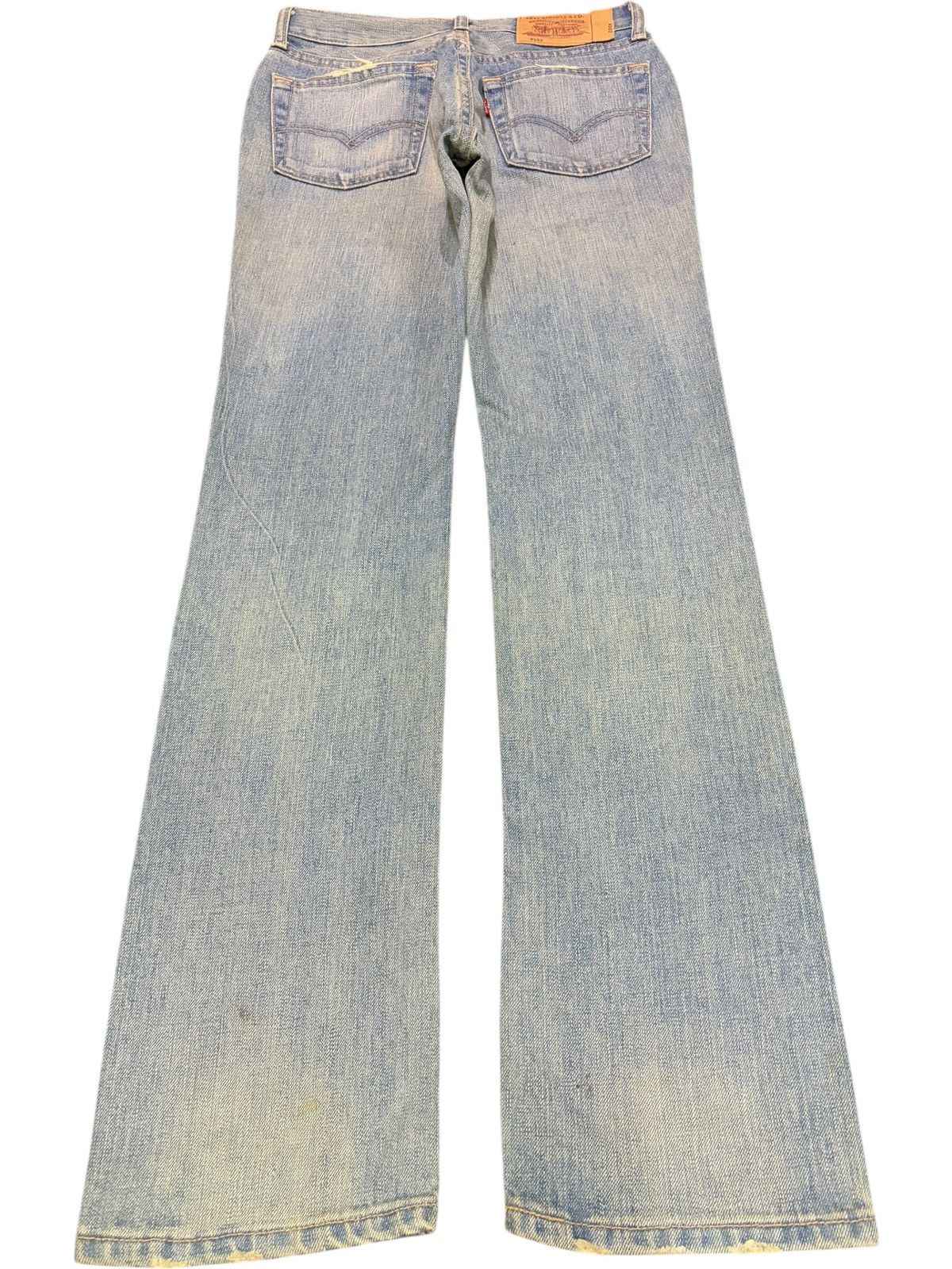 Levi's Vintage 90s Levis 502 Rusty Wash Distressed Jeans Size 26" / US 2 / IT 38 - 2 Thumbnail