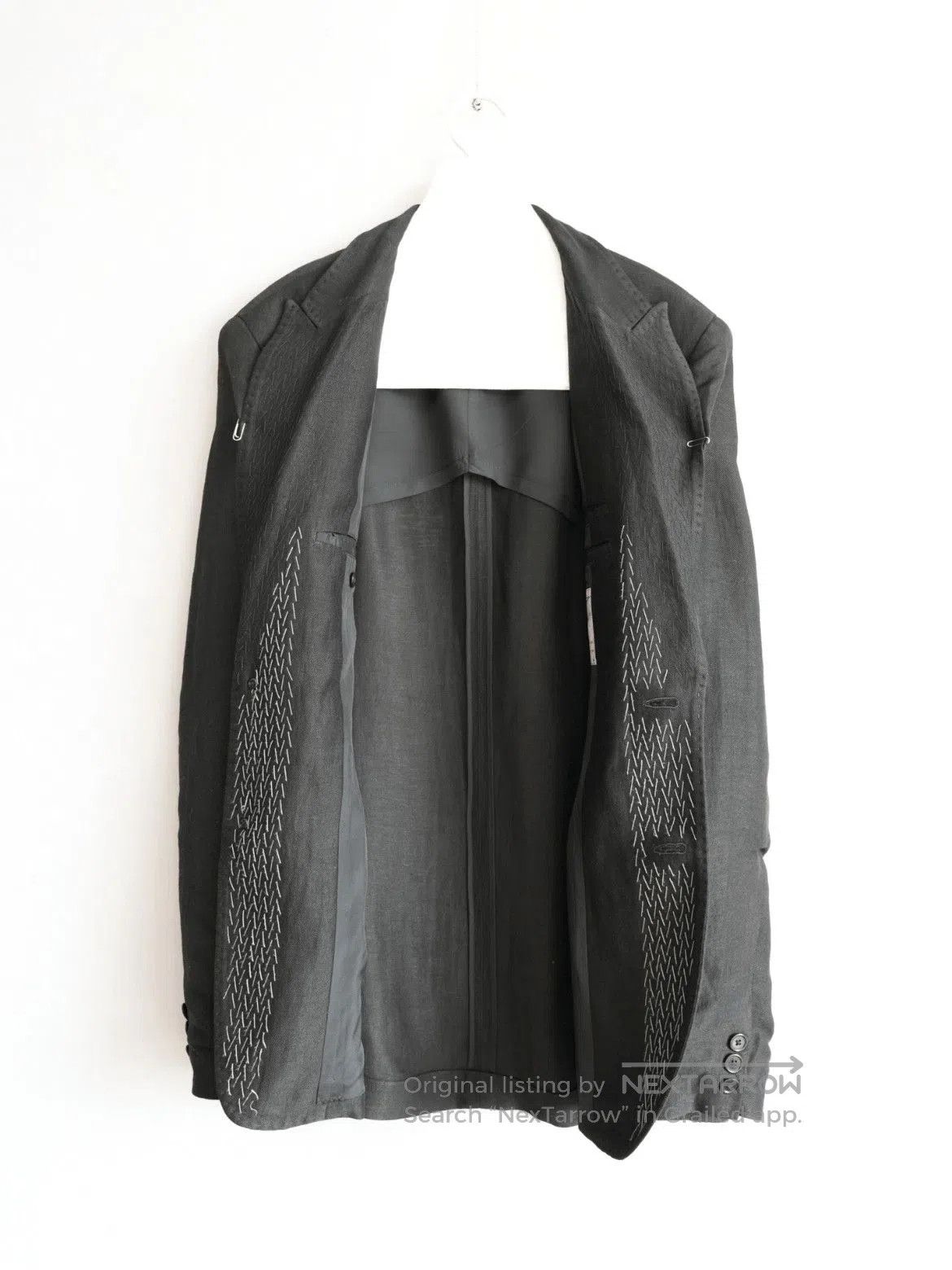 Yohji Yamamoto Sz 4 Yohji Yamamoto Pour Homme 09SS Stitches Jacket. Size US XL / EU 56 / 4 - 2 Thumbnail