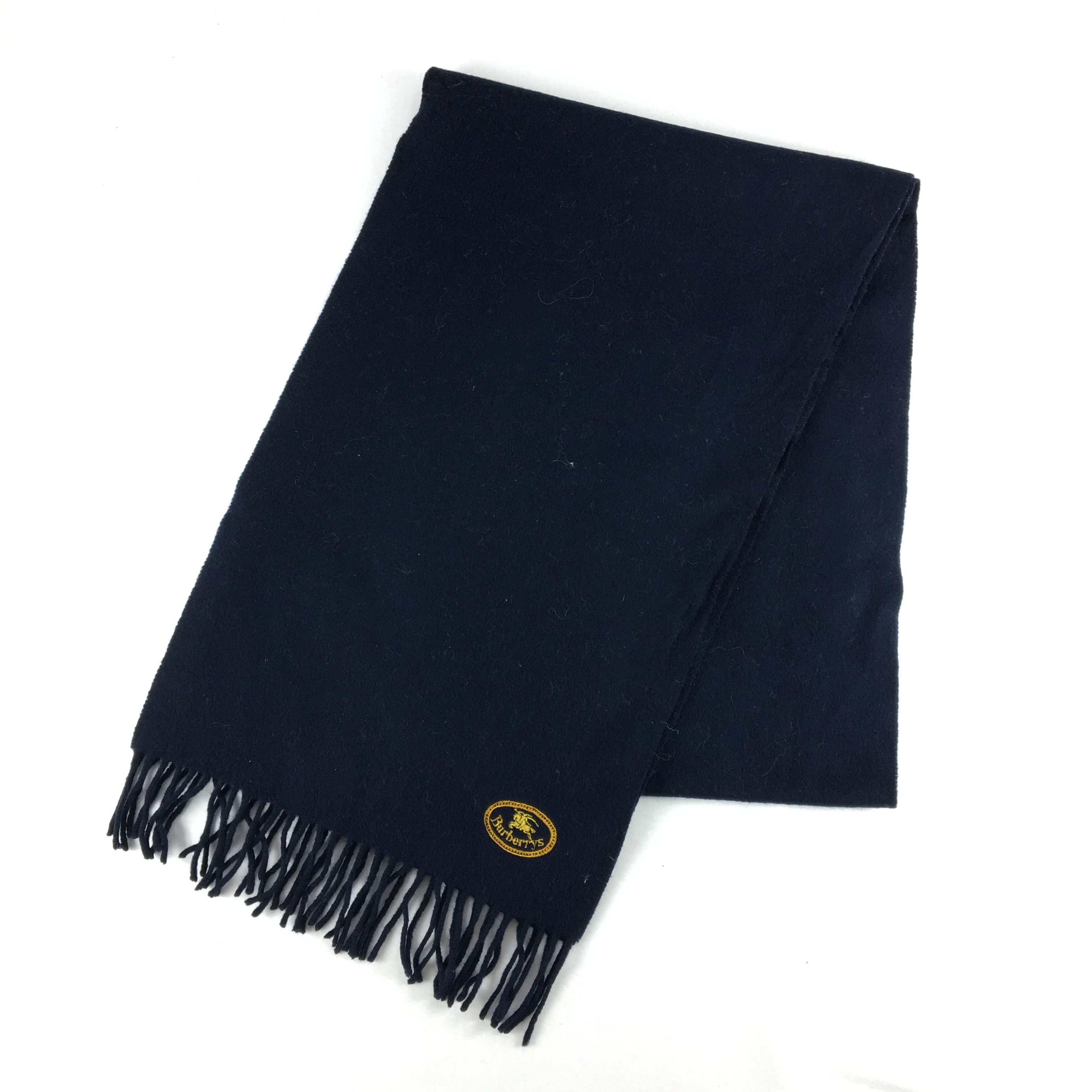 Burberry × Vintage Vintage Burberry Scarf Muffler Wool Cashmere Scarves Size ONE SIZE - 3 Thumbnail