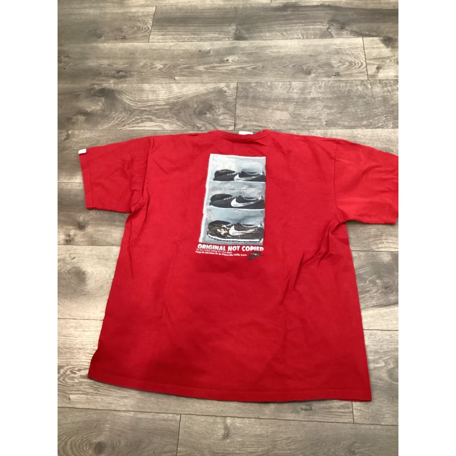 Nike VINTAGE Nike Cortez Shirt Mens L Black Logo 2000s Sports Classic T-Shirt - Nike Air Size US L / EU 52-54 / 3 - 6 Thumbnail