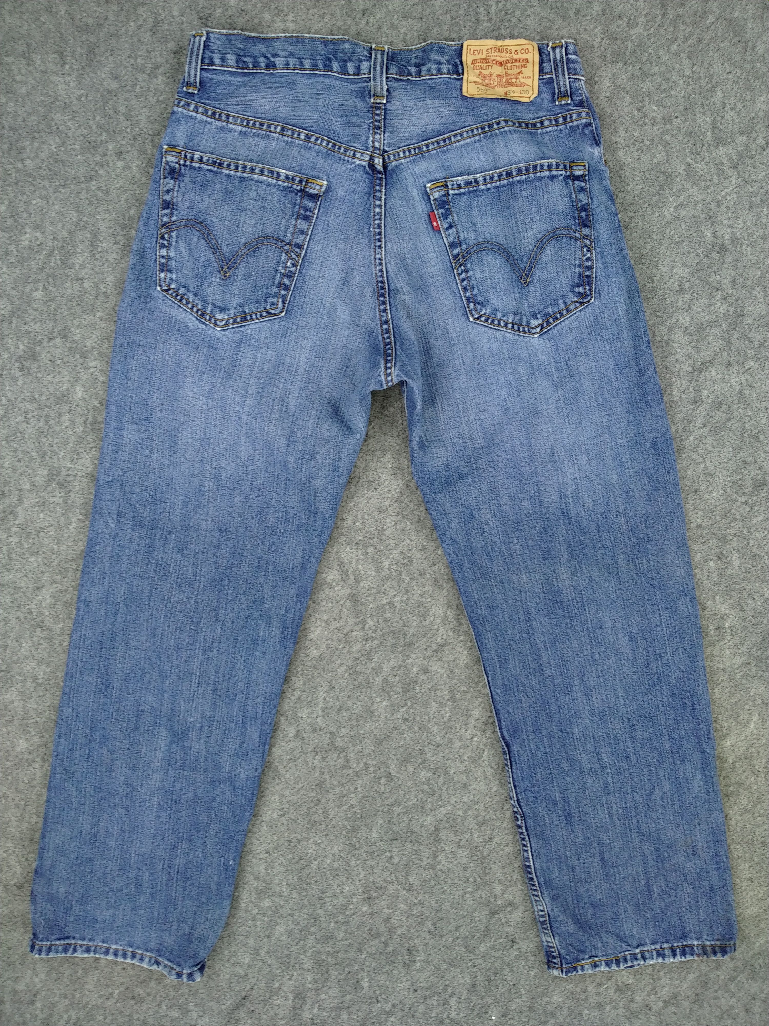 Levi's Blue Relaxed Straight Vintage Levi's 559 Denim JN285 Size US 32 / EU 48 - 2 Thumbnail