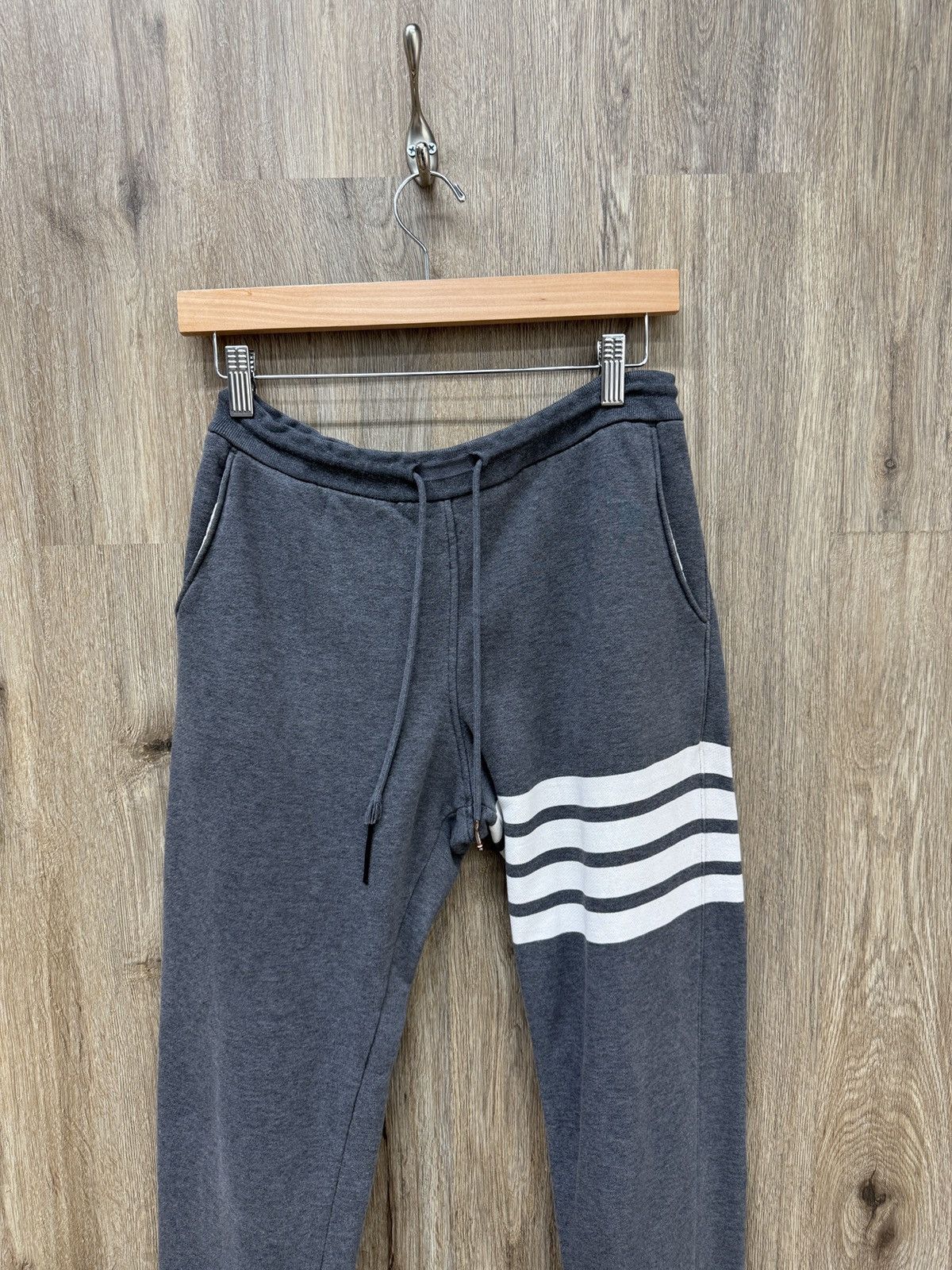 Thom Browne Thome Browne Grey Sweatpants Size US 32 / EU 48 - 2 Thumbnail