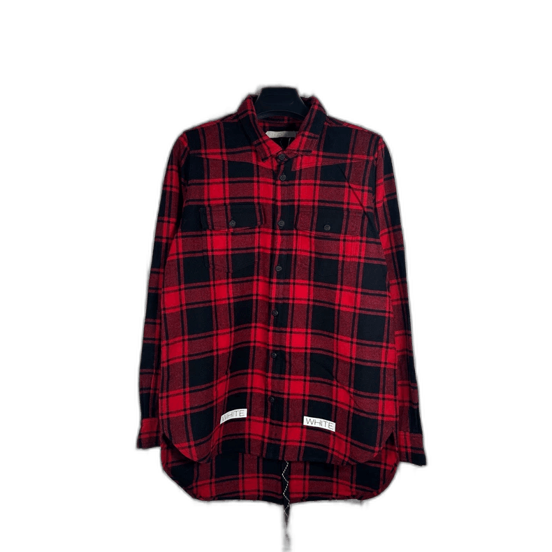 Off-White Off White Black Red Plaid Shirt Size US XS / EU 42 / 0 - 1 Thumbnail