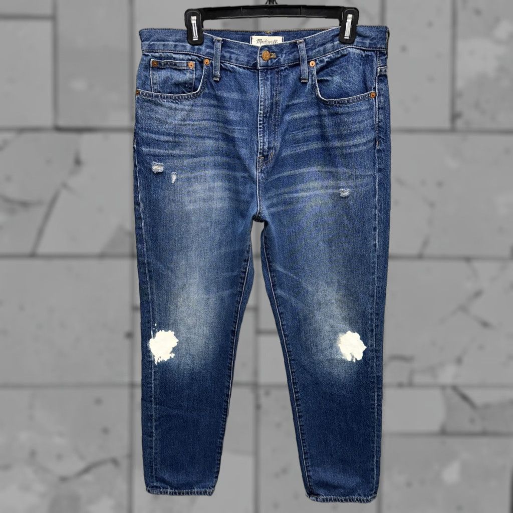 Madewell Madewell Jeans 32 X 29.5 Blue Denim Zip Fly Casual Jeans Mens Size US 32 / EU 48 - 1 Thumbnail