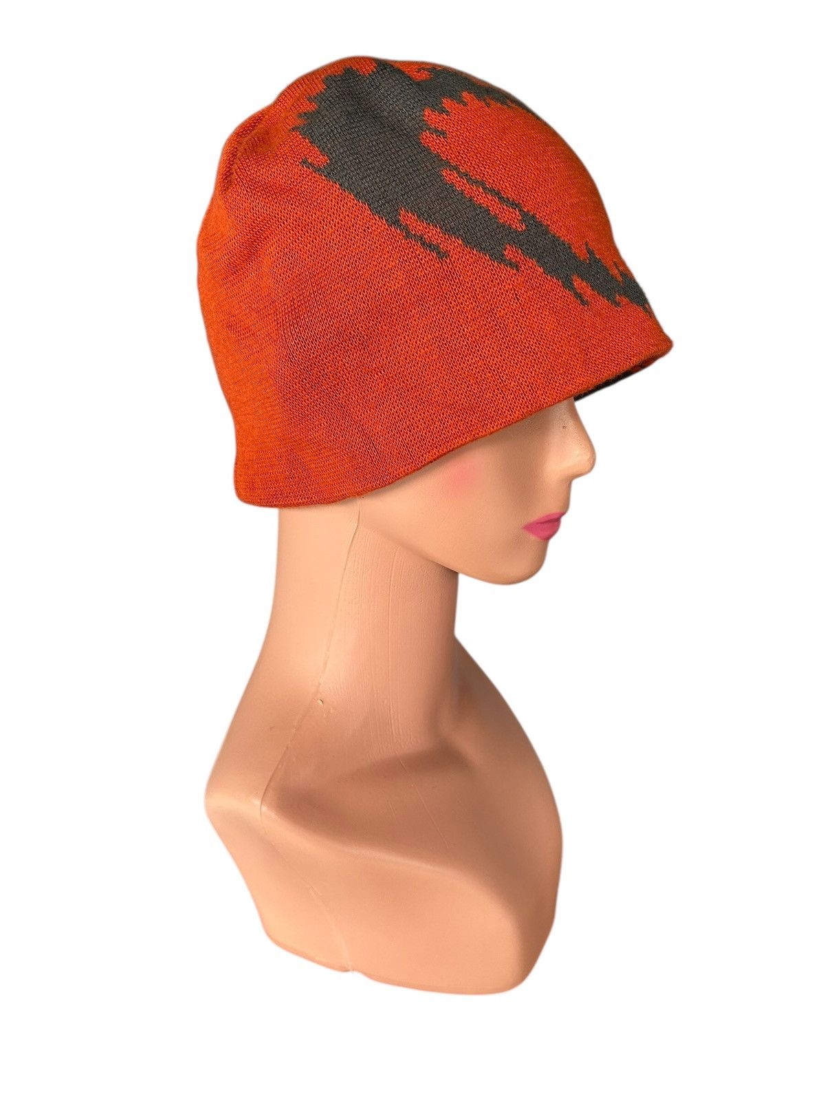 Oakley Vintage Oakley Big Logo Rare Orange Beanie Hats Size ONE SIZE - 5 Thumbnail