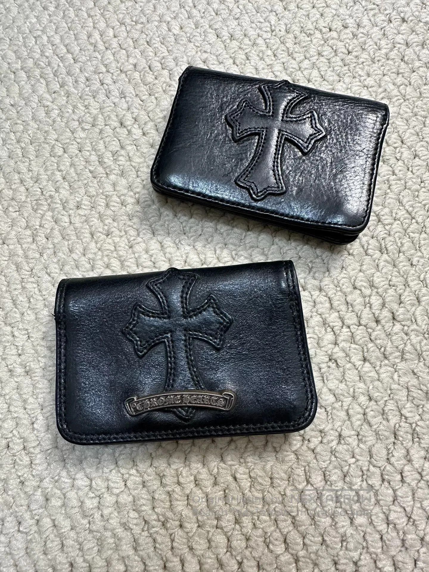 Chrome Hearts Chrome Hearts Cross Leather Card Holder. Size ONE SIZE - 1 Thumbnail