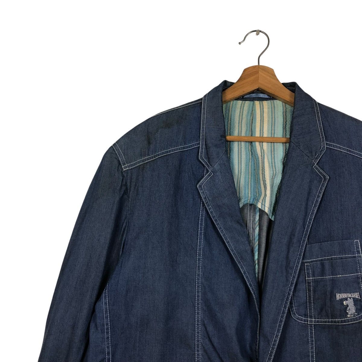 Japanese Brand 🔥VINTAGE DENIM CHORE WORKER JACKET MONTEREY& CARMEL KAPITAL Size US L / EU 52-54 / 3 - 9 Thumbnail