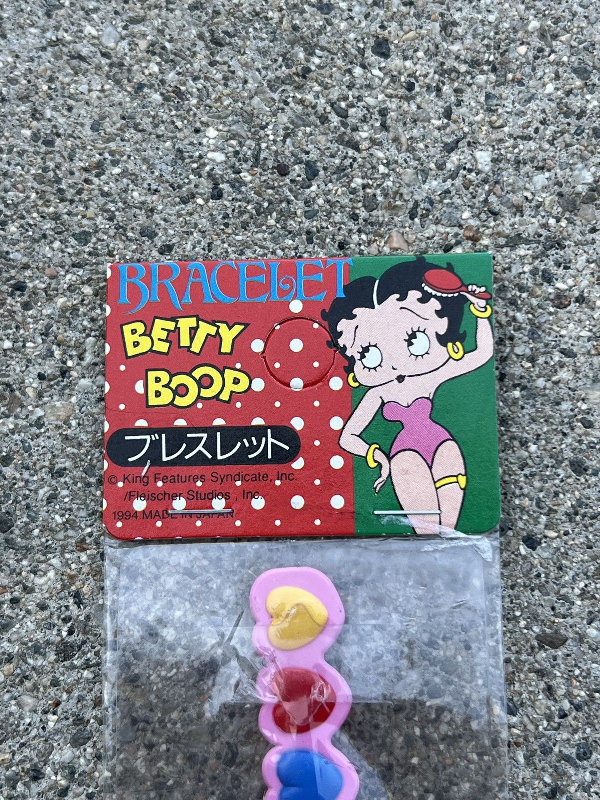 Japanese Brand × Vintage 1994 Betty Boop Pink/Multi Hearts One Size Bracelet Size ONE SIZE - 3 Thumbnail