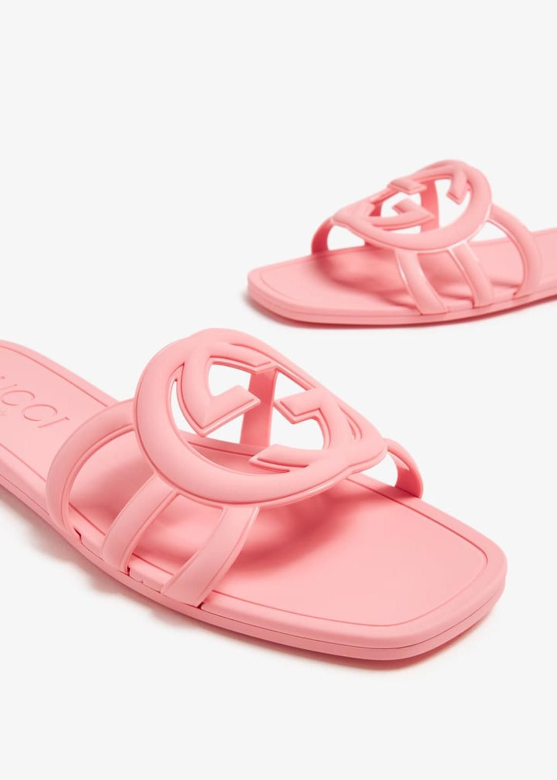 Gucci Gucci Interlocking G Rubber Slides Size US 7.5 / IT 37.5 - 2 Thumbnail