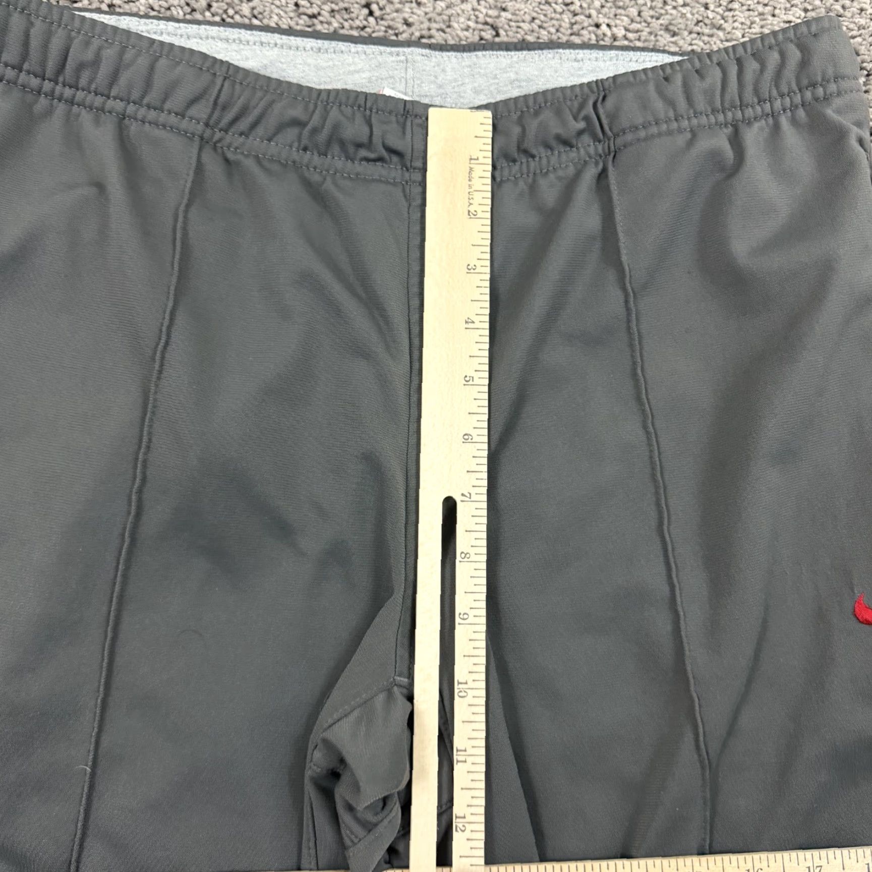 Nike Nike Sweatpants Mens S Gray Fleece Drawstring Pockets Breathable Sports Style Size US 31 - 4 Thumbnail