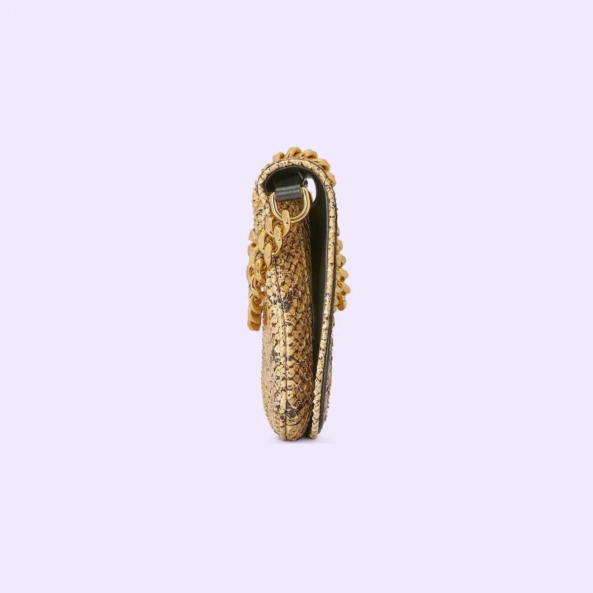 Gucci o1la5ras0526 Size: OS / Blondie Small Python Shoulder Bag Size ONE SIZE - 6 Thumbnail