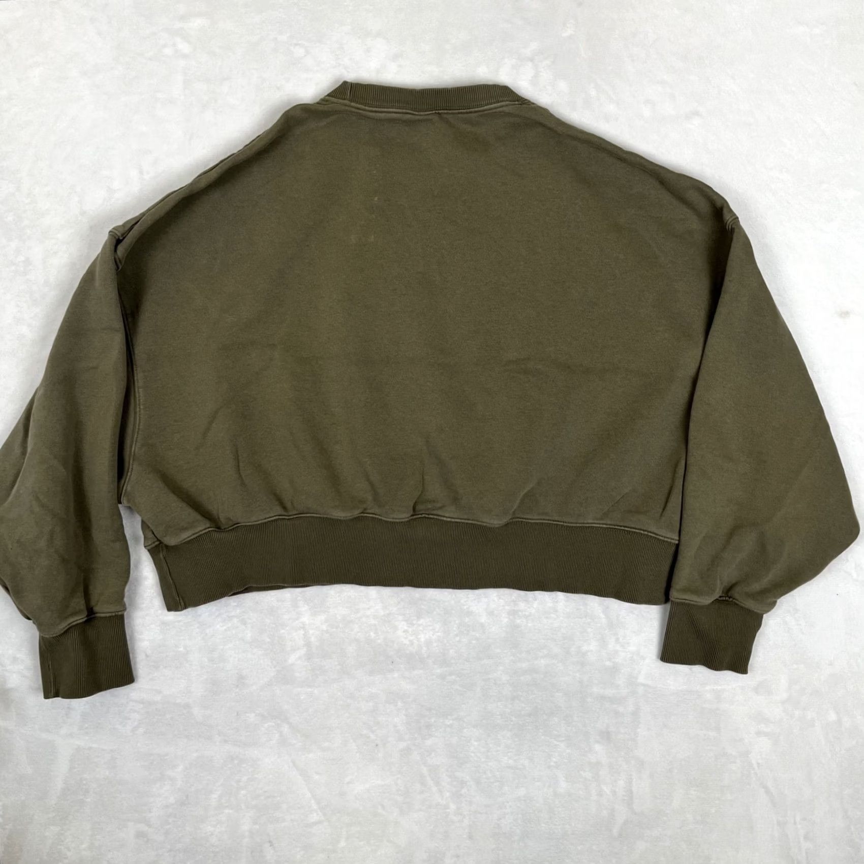 Nike Nike Sportswear Crewneck Sweatshirt Women M Green Oversized Fleece Logo Pullover Stains Charms: Nike Size M / US 6-8 / IT 42-44 - 7 Thumbnail