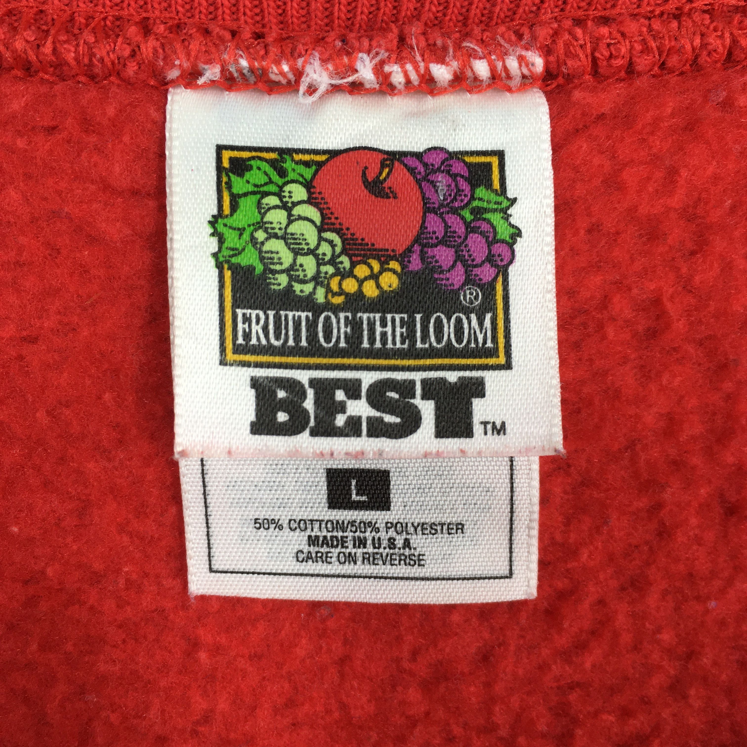 Fruit Of The Loom × Vintage Vintage Moon Tigers Football Red Sweatshirt Large Size US L / EU 52-54 / 3 - 5 Thumbnail