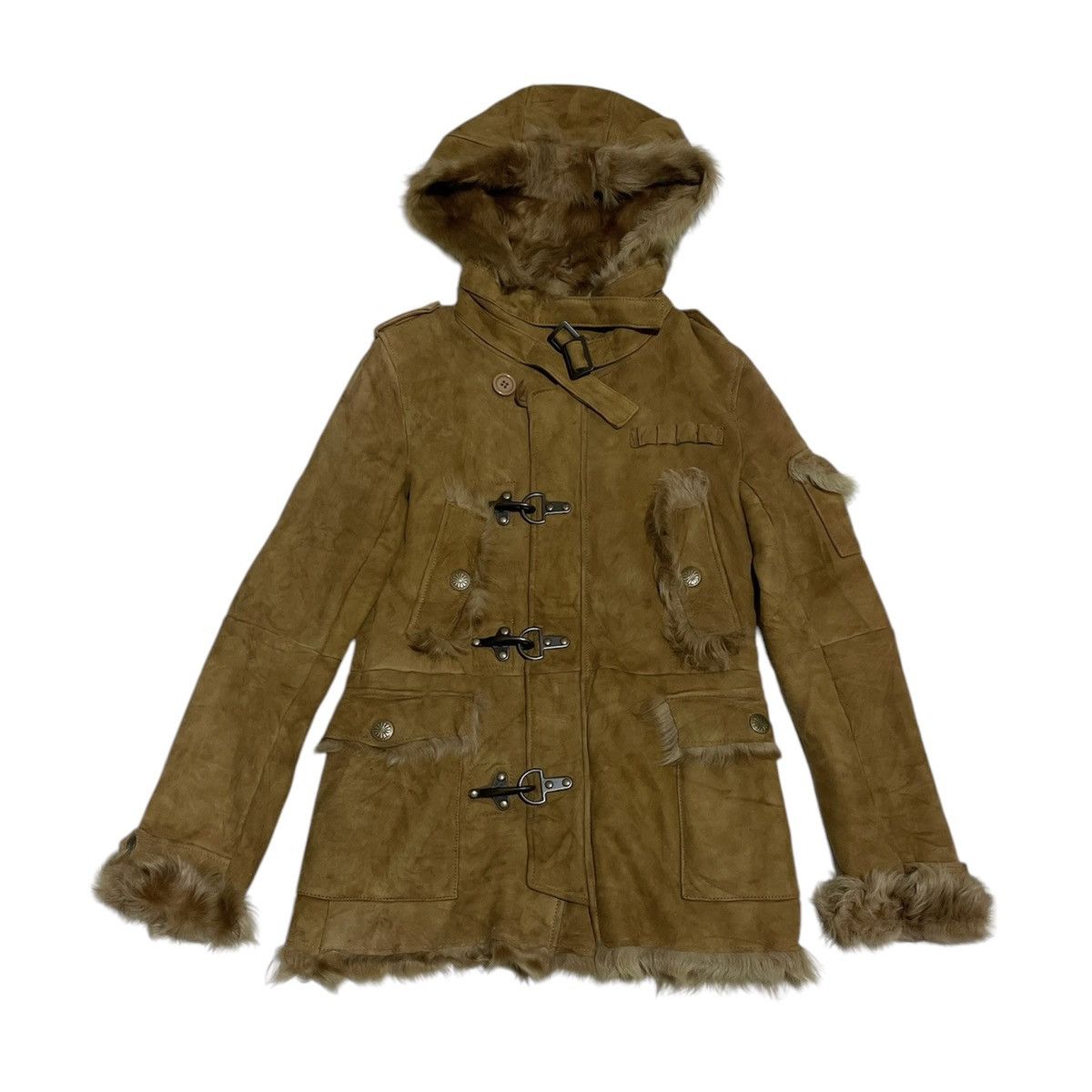 If Six Was Nine × Japanese Brand × Le Grande Bleu (L.G.B.) 2000s Sly Faux Fur Parka Jacket Size US S / EU 44-46 / 1 - 1 Thumbnail