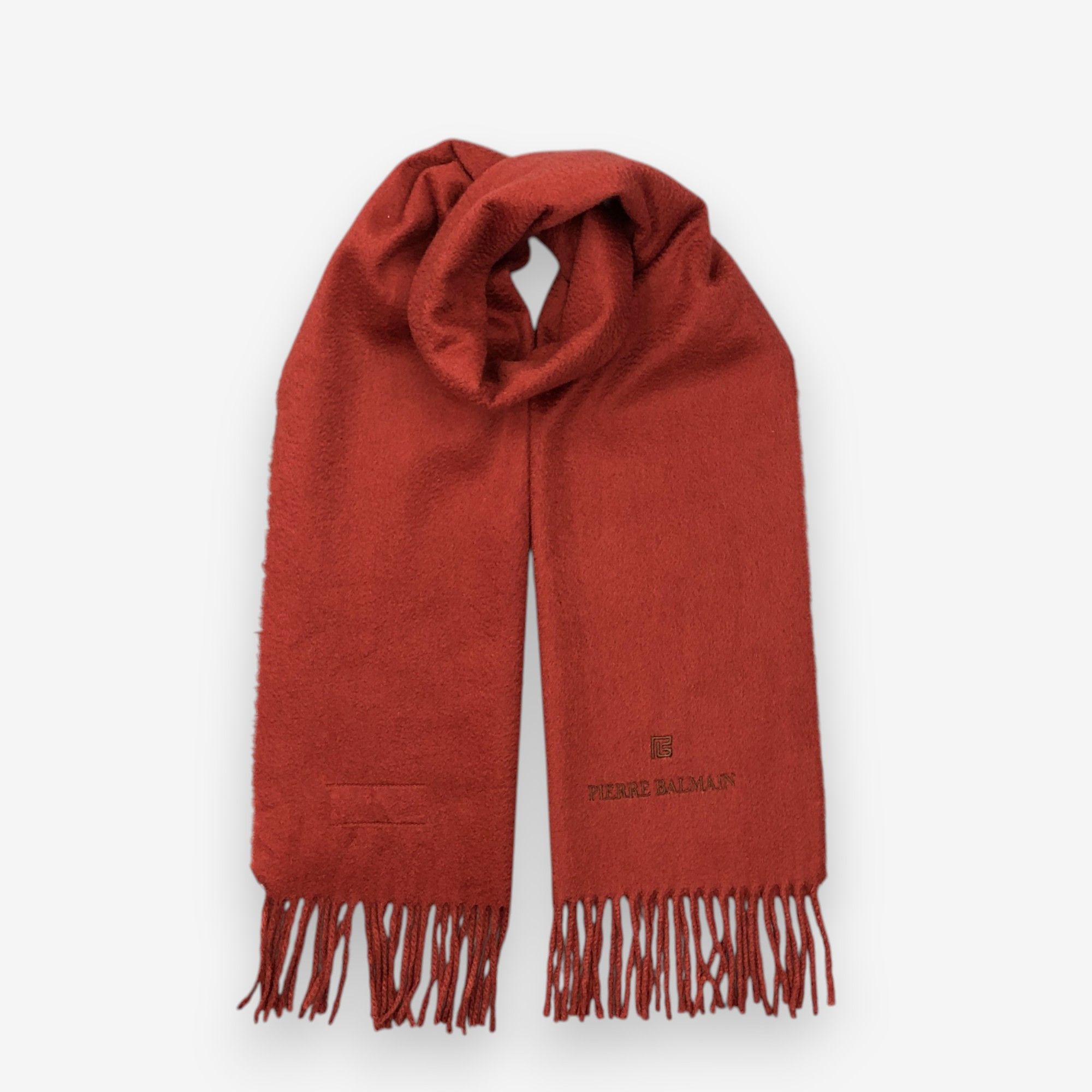 Pierre Balmain Vintage Pierre Balmain Scarf Muffler Wool Winter Scarves Size ONE SIZE - 1 Thumbnail