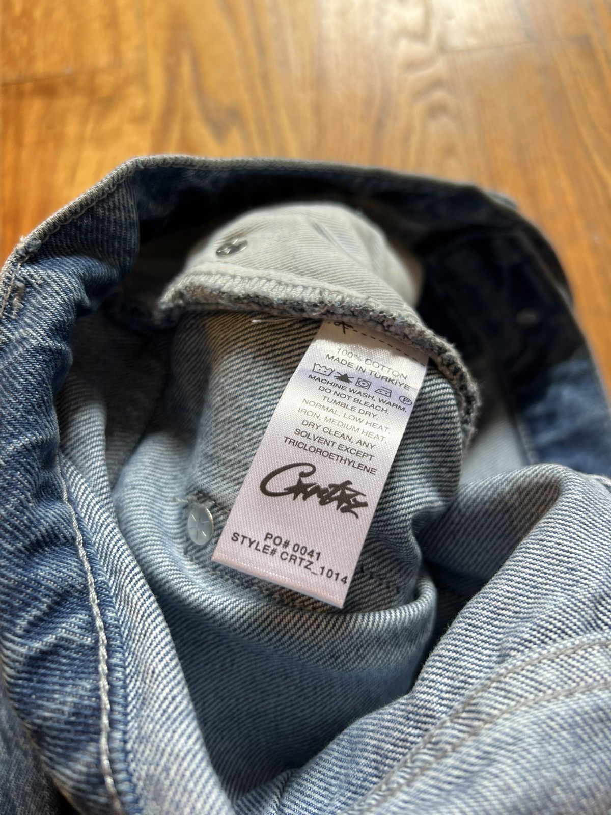 Corteiz Corteiz Pleated Star Logo Denim. Size US 34 / EU 50 - 4 Thumbnail
