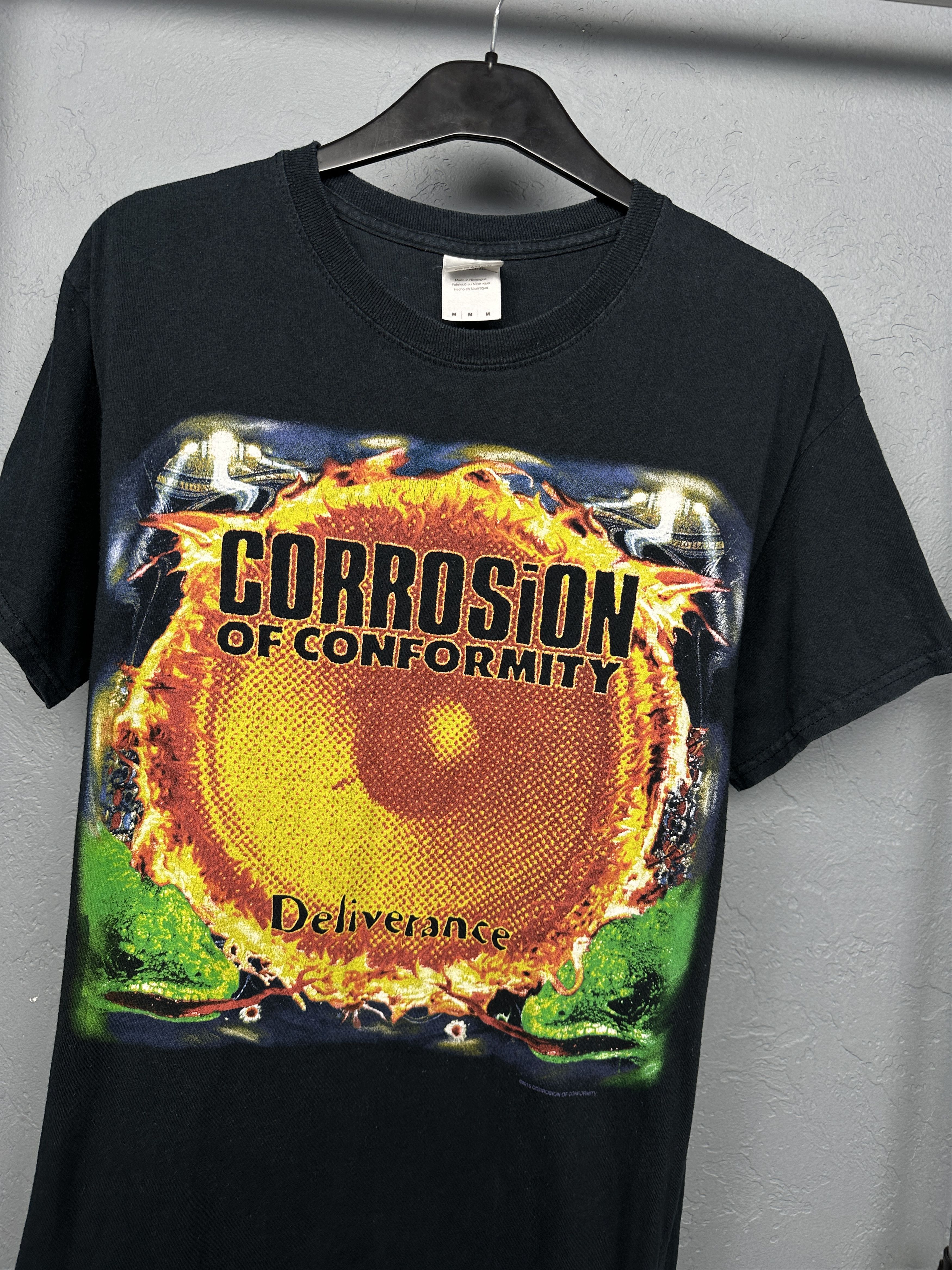 Band Tees Corrosion Of Conformity Deliverance Pig Vintage Mens T-Shirt Size US M / EU 48-50 / 2 - 2 Thumbnail