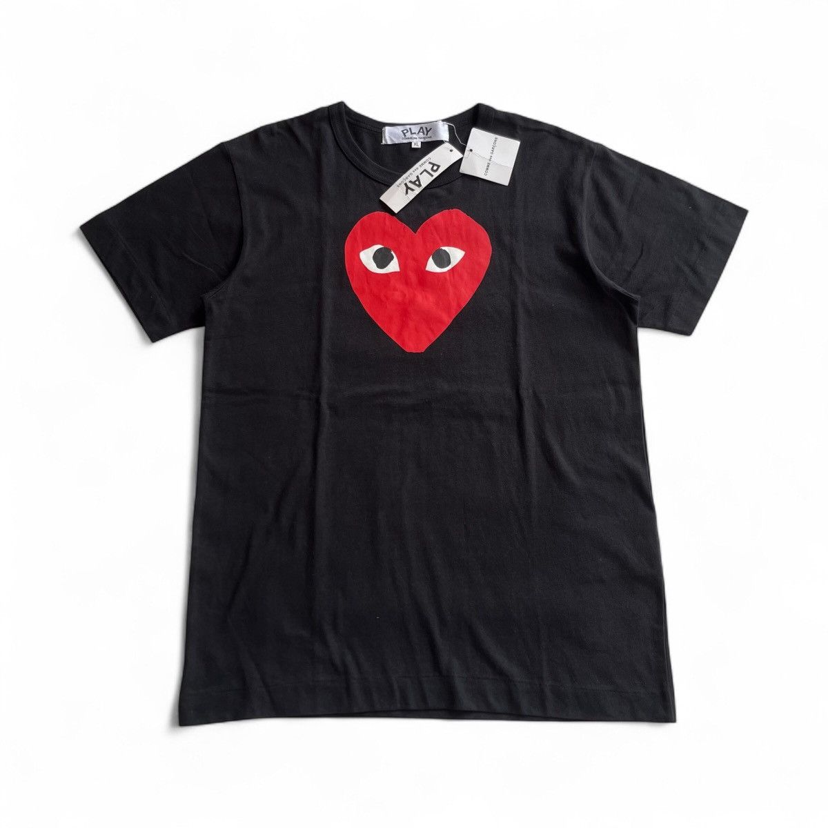 Comme des Garcons PLAY Play CDG Big Logo Tee Size US M / EU 48-50 / 2 - 1 Thumbnail